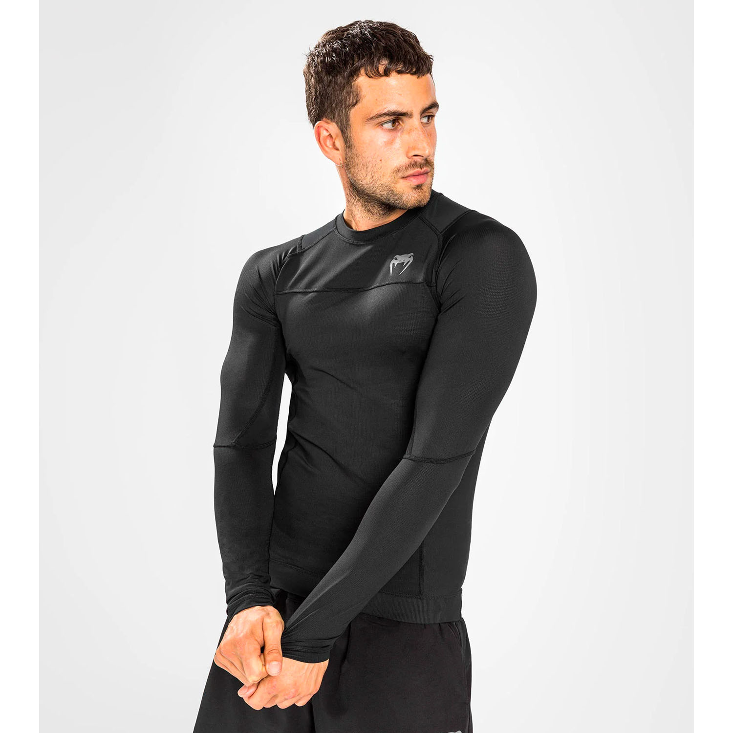 VENUM Rashguard, L/S, G-Fit Air, black, S