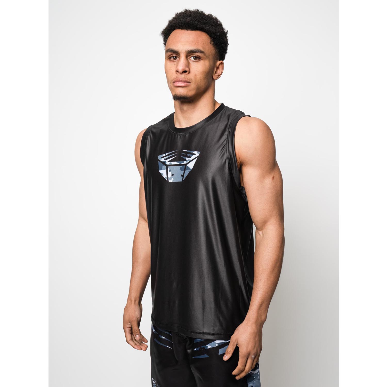 RINGLIFE Functional Tank Top, Unit, black-grey camo, XXL