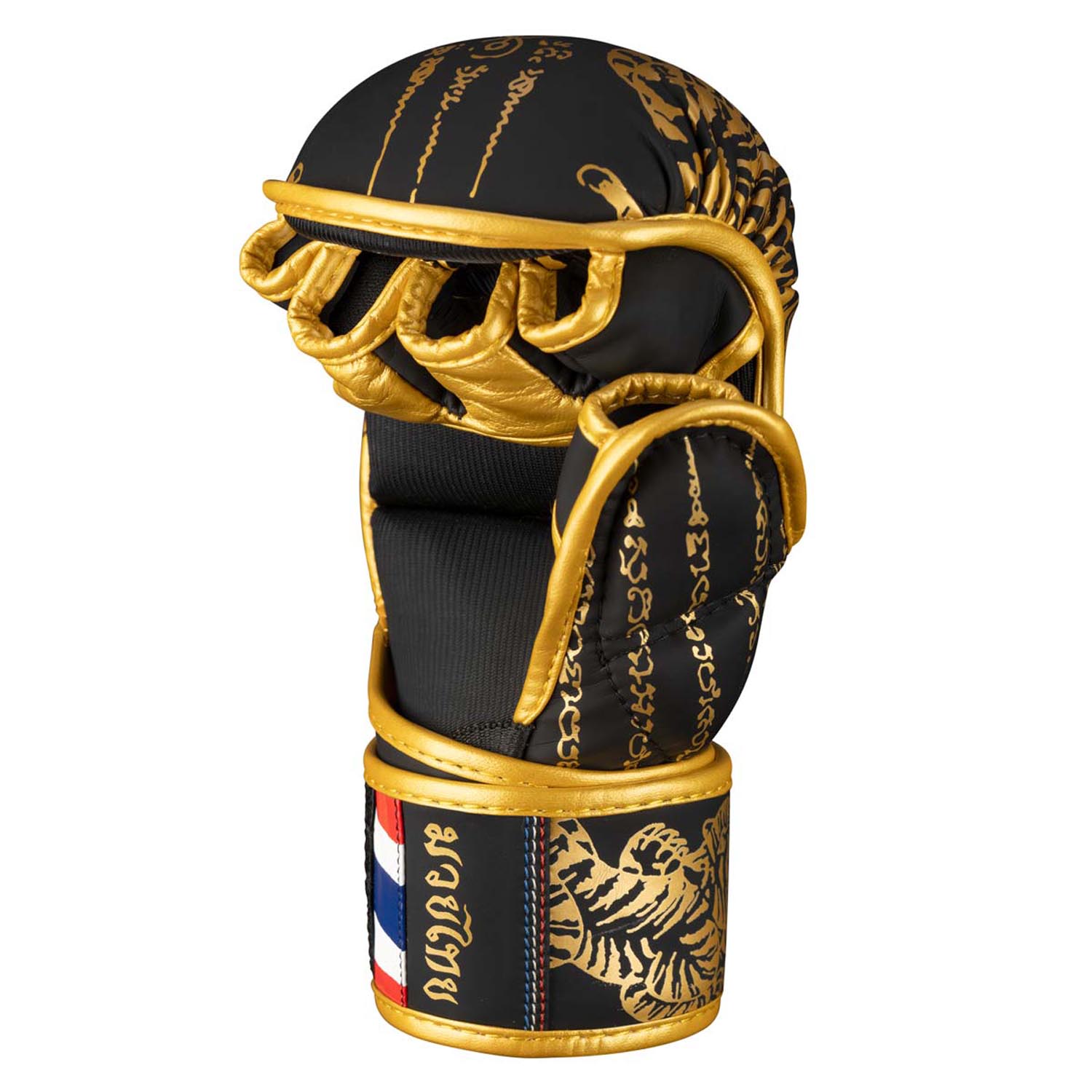 Phantom Athletics MMA Sparring Gloves, Muay Thai, black-gold, L/XL