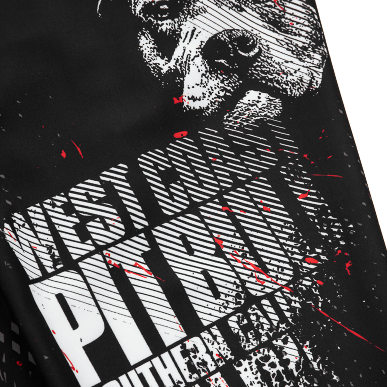 Pit Bull West Coast Compression Pants, Blood Dog 2, schwarz, S