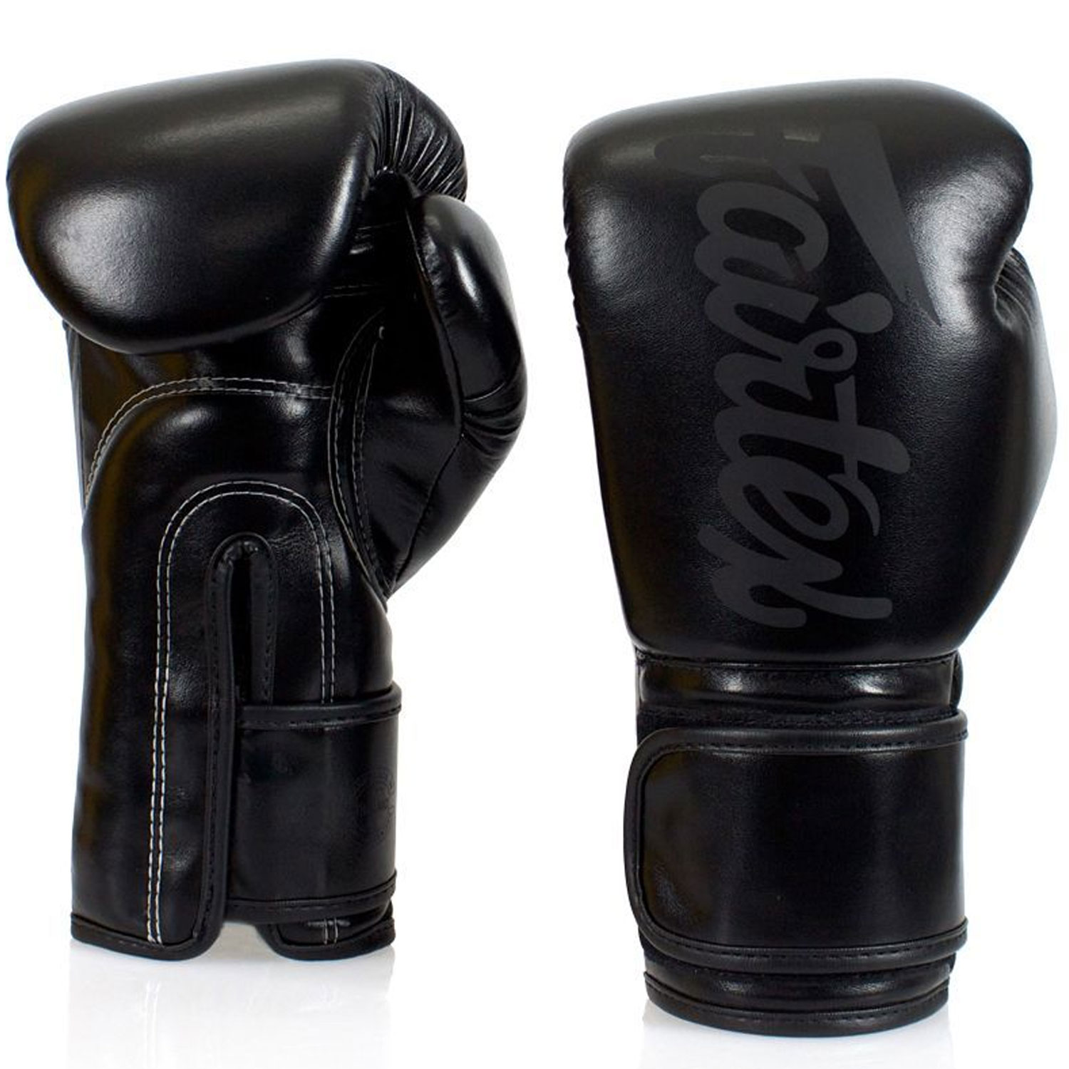 Fairtex Boxing Gloves, BGV-14, black-matt, 12 Oz