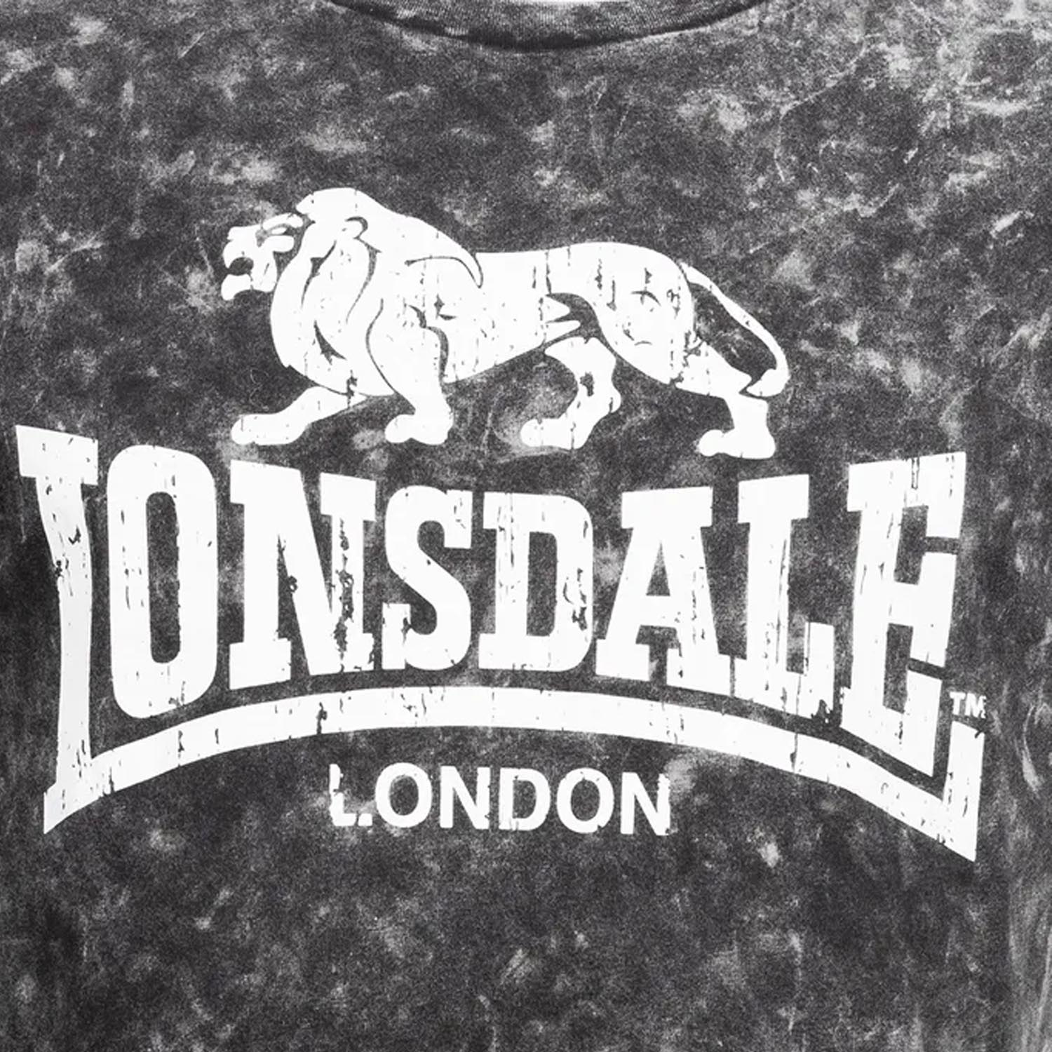 Lonsdale T-Shirt, Ribigill, grau, S