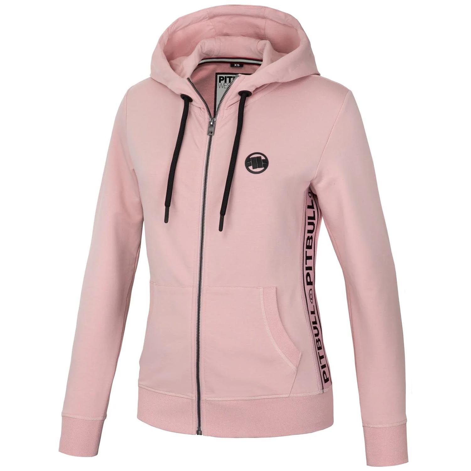 Pit Bull West Coast Zip Hoody, Damen, La Deta, pink, S