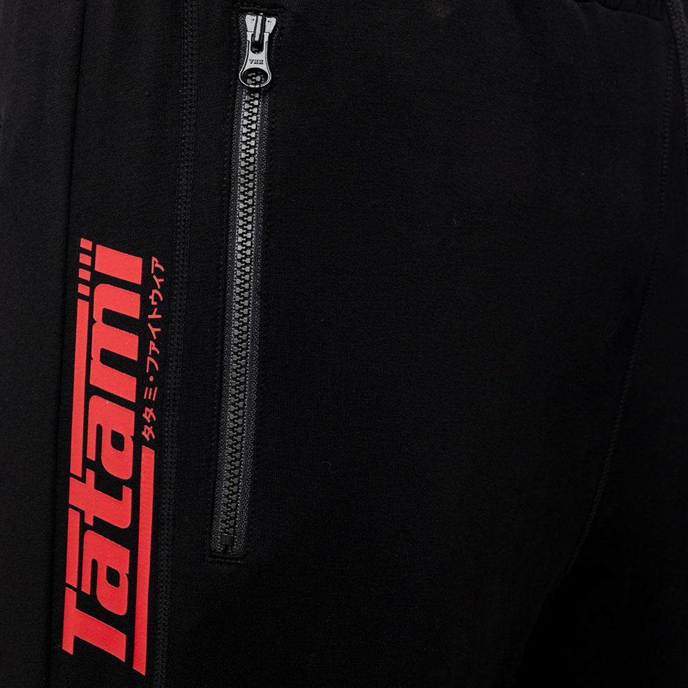 Tatami Jogging Pants, Logo, black-red, XXL
