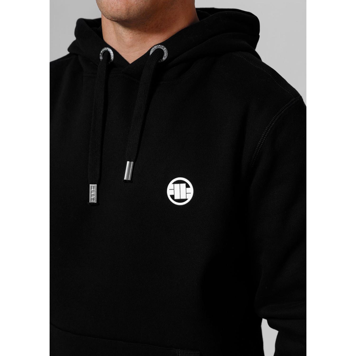 Pit Bull West Coast Hoody, Small Logo 21, schwarz, S