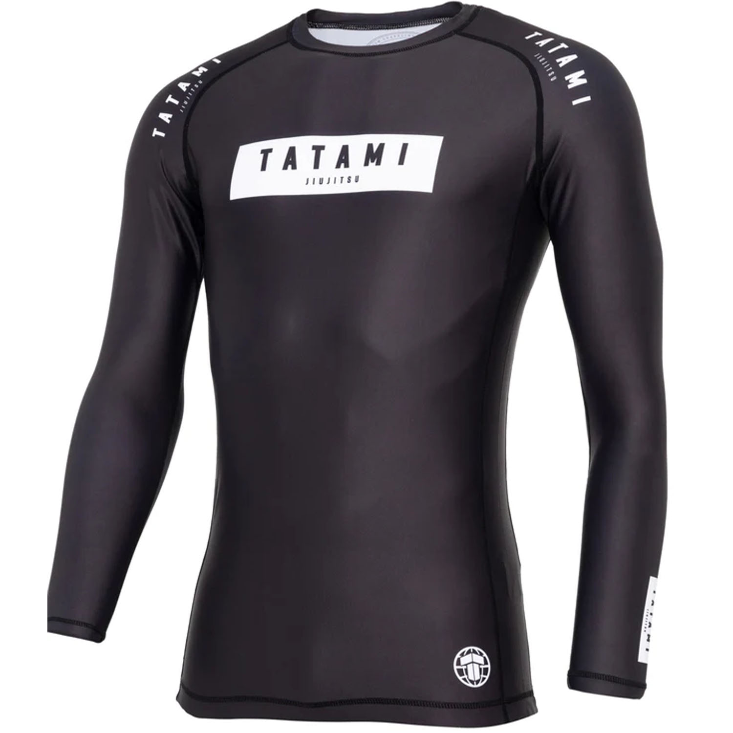 Tatami Rashguard, L/S, Athlete, black-white, S