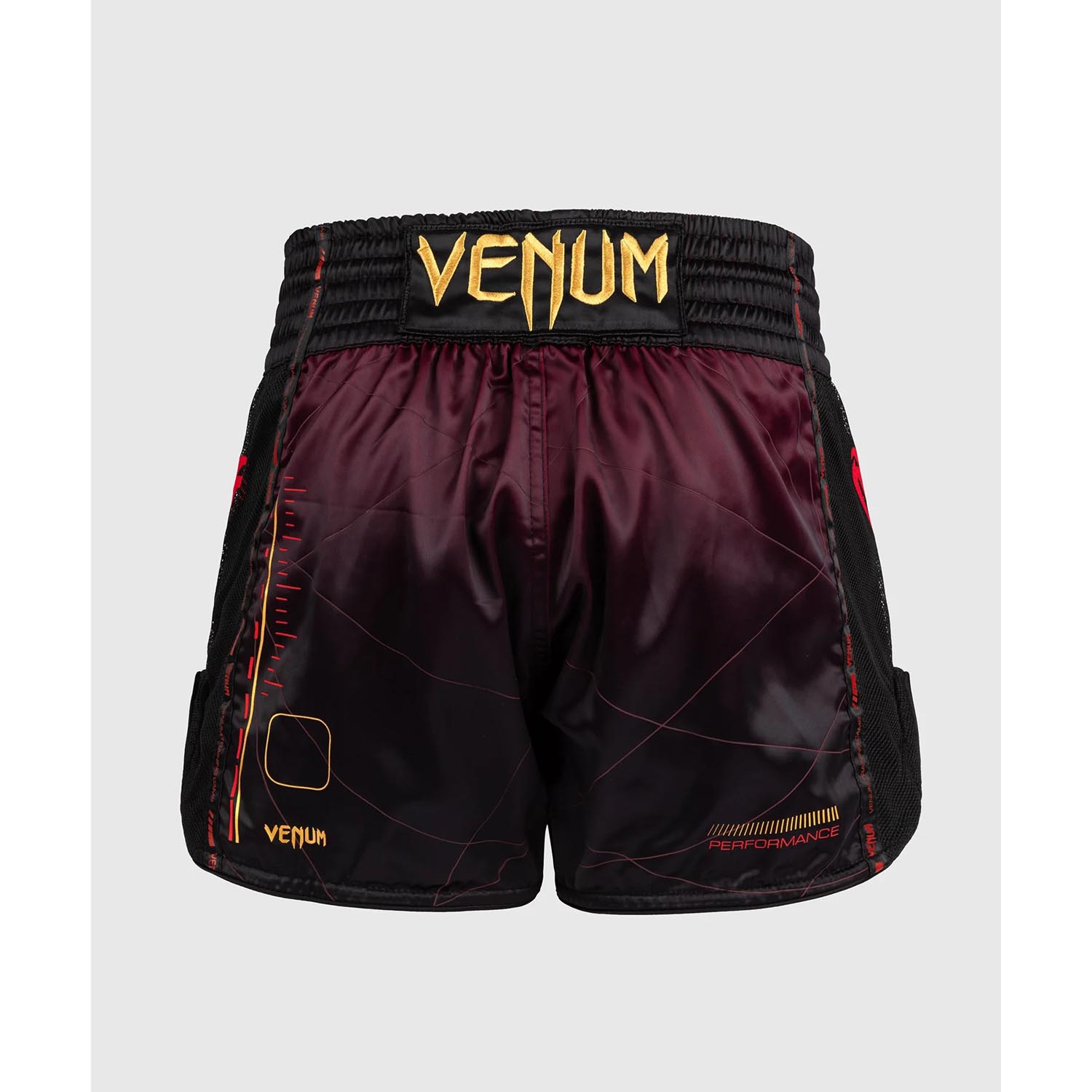 VENUM Muay Thai Shorts, Tactical XT, winered-gold, XXL