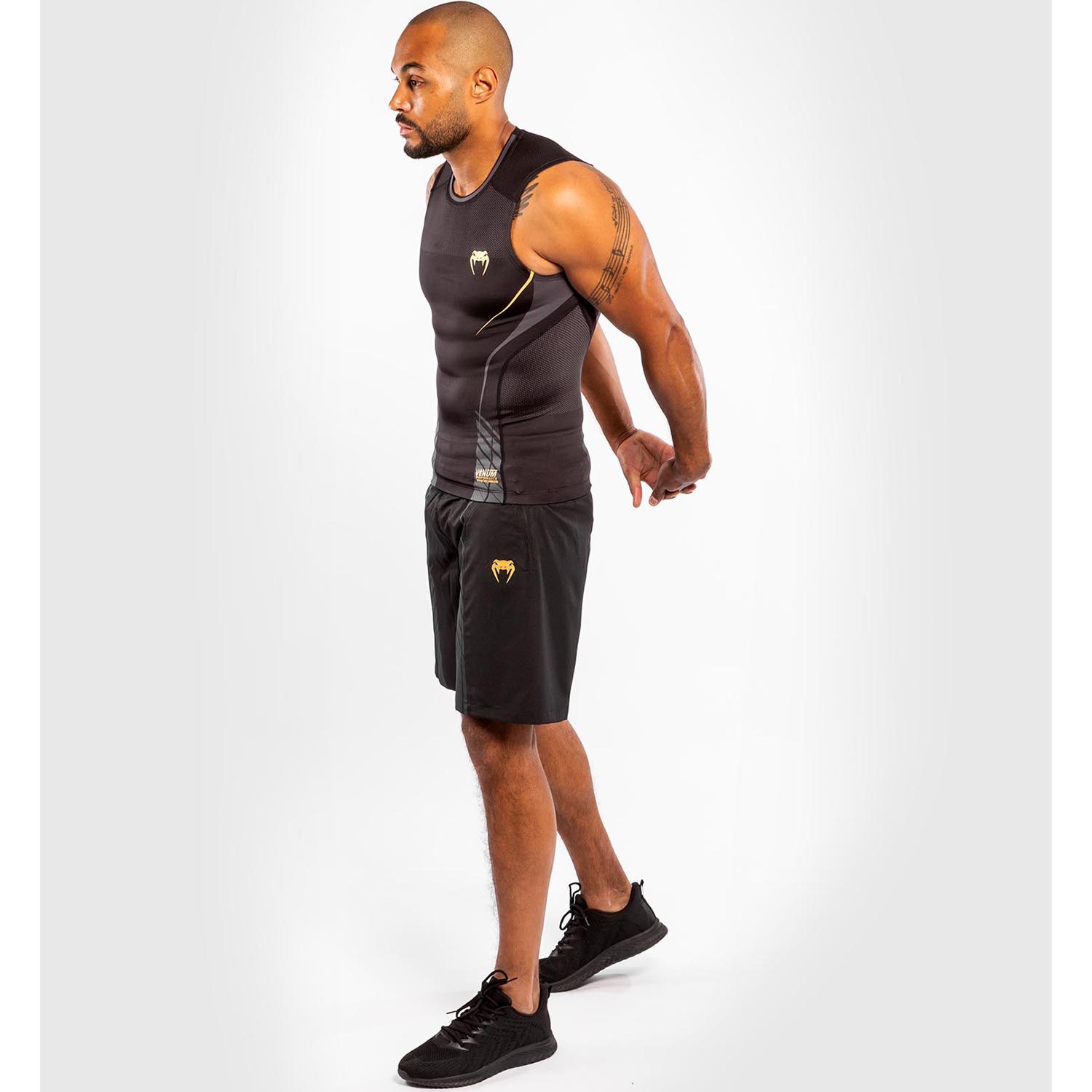 VENUM Rashguard, Sleeveless, Athletics, schwarz-gold, XXL