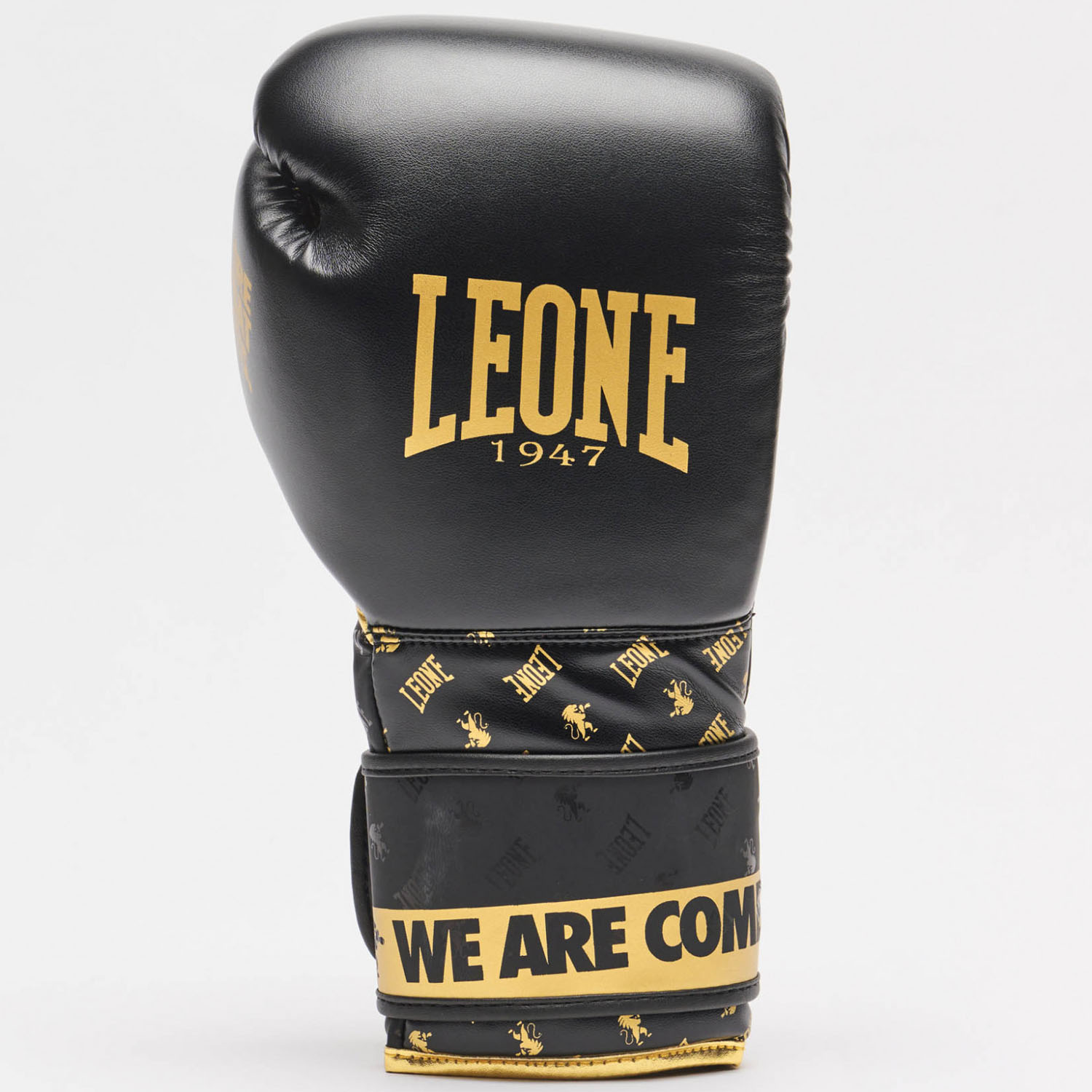 LEONE Boxhandschuhe, DNA, GN220, schwarz-gold, 12 Oz
