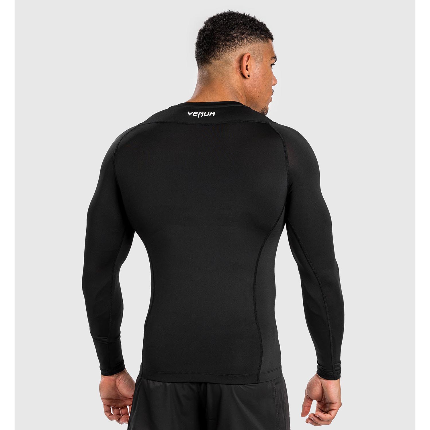 VENUM Rashguard, L/S, Attack, schwarz-grau, XXL