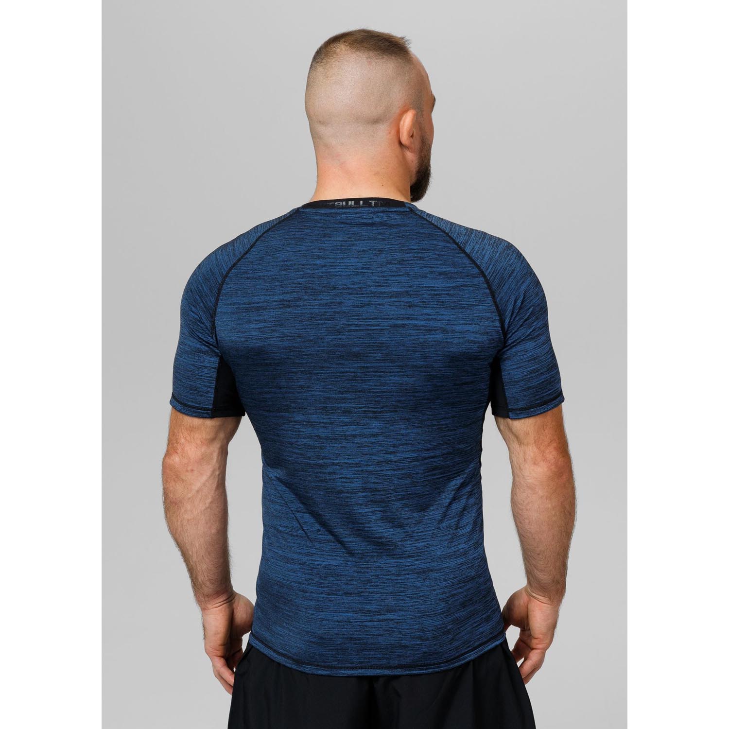 Pit Bull West Coast Rashguard, S/S, Performance Pro Plus, New Logo, dark blue, XXL
