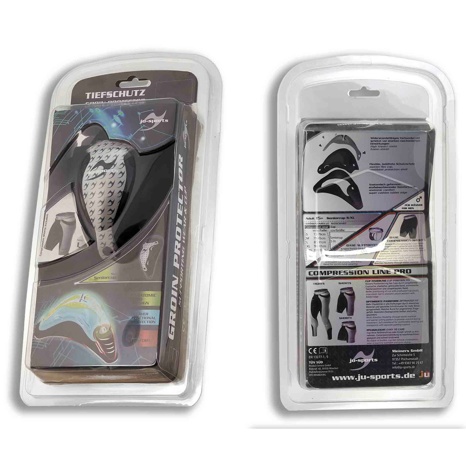 Ju-Sports Compression Shorts, Pro Line Motion Pro Flexcup S