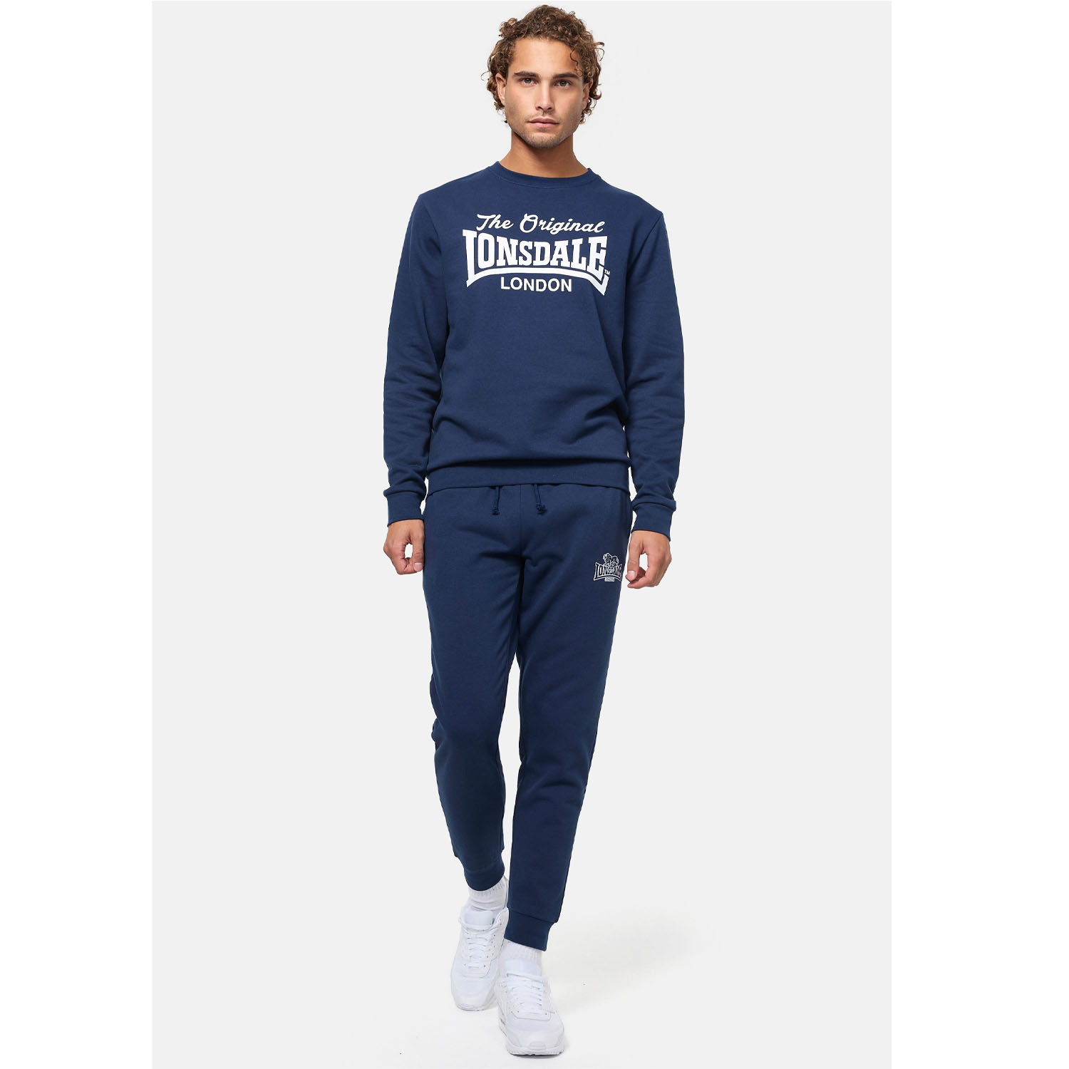 Lonsdale Jogginghosen, Rathven, navy-weiß, XXXL