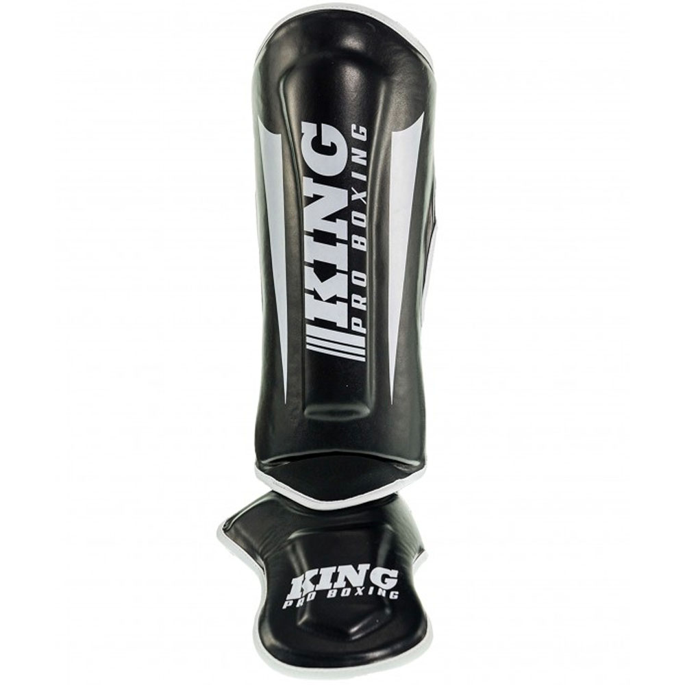 KING PRO BOXING Shin Guards, Revo 1, black, M