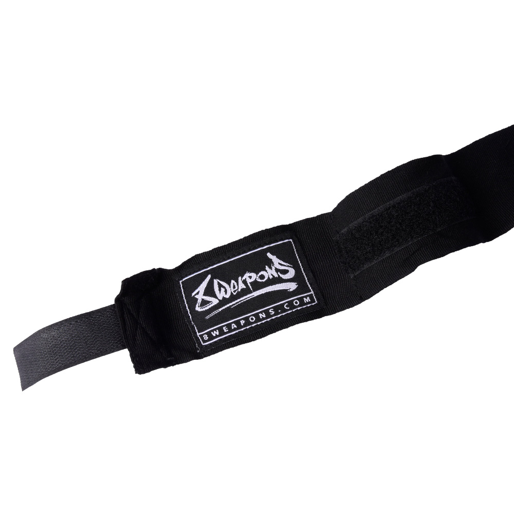 8 WEAPONS Hand Wraps, semi-elastic, 3.5 m, black