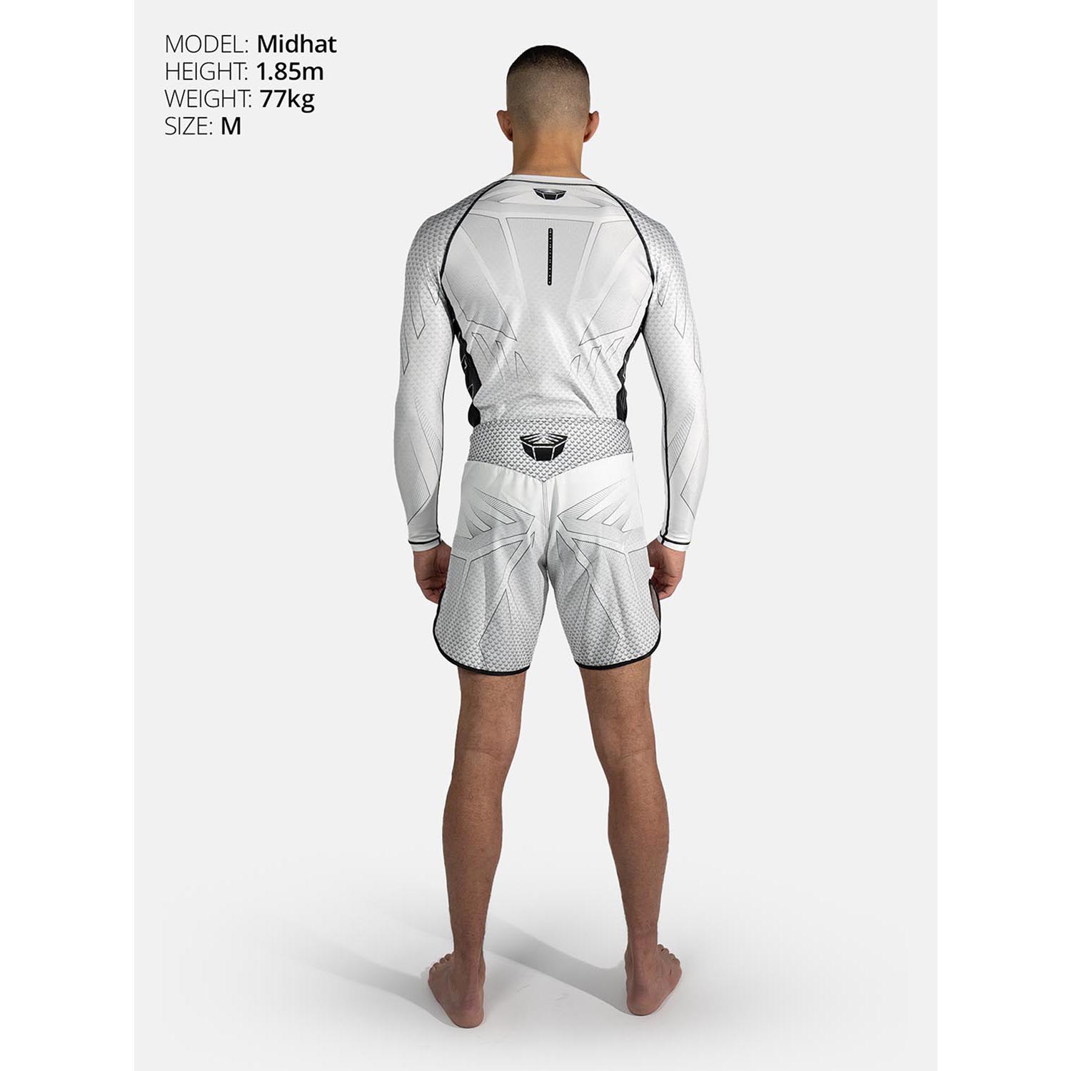 RINGLIFE Rashguard, L/S - Octaring 2.0 weiss-schwarz XL