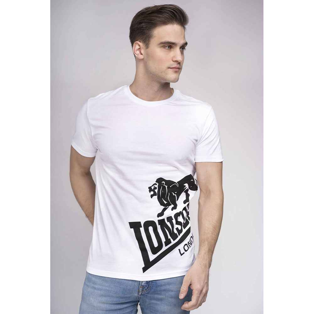 Lonsdale T-Shirt, Dereham, white