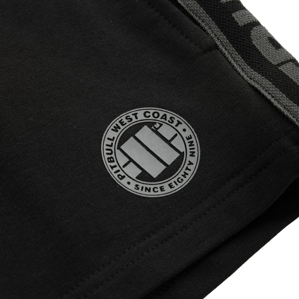 Pit Bull West Coast Shorts, Damen, S. Logo F. Terry, schw, M