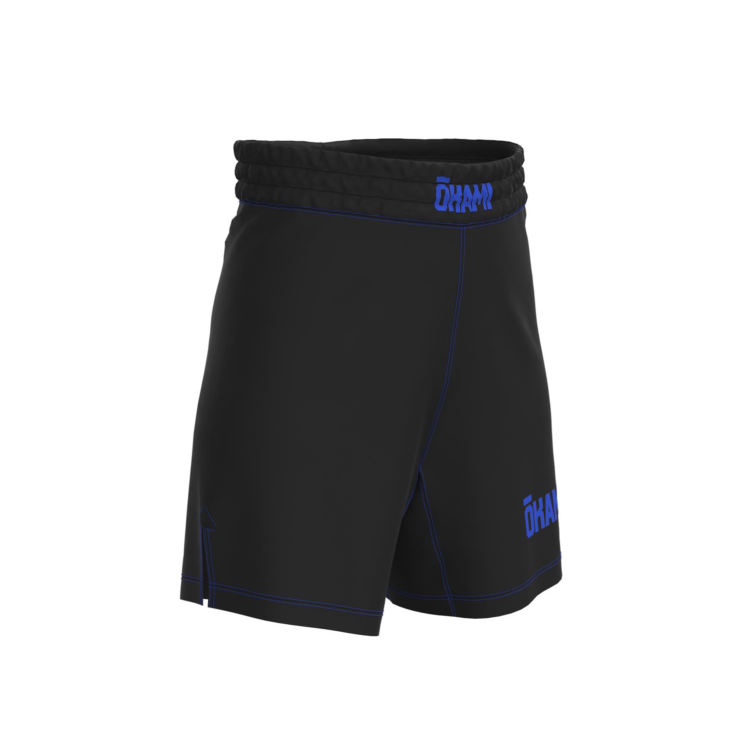 OKAMI MMA Fight Shorts, Kids, Grapplino, black-blue