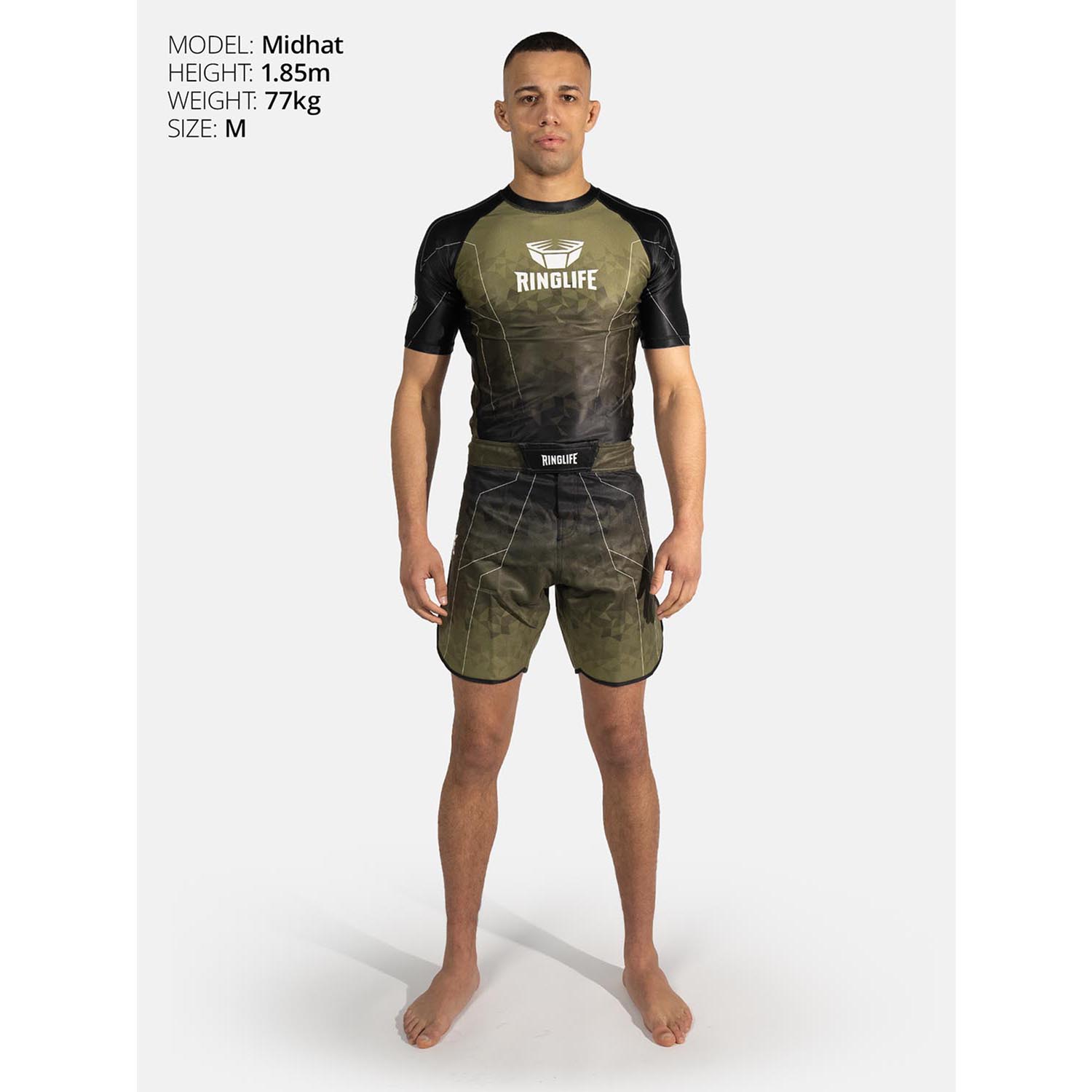 RINGLIFE Rashguard S/S - Transition black-green XXL