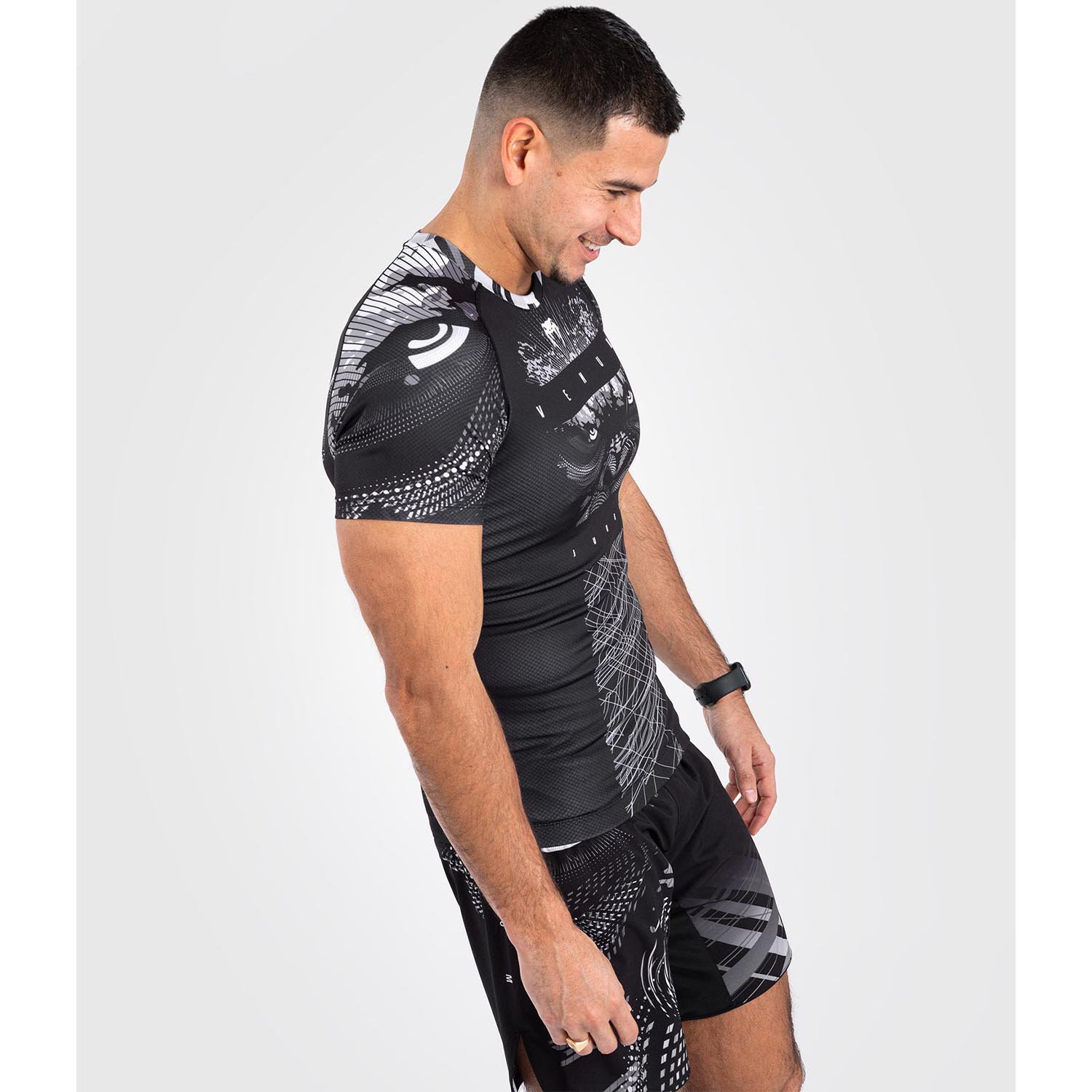VENUM Rashguard, S/S, Gorilla Jungle, schwarz-weiß, XXL