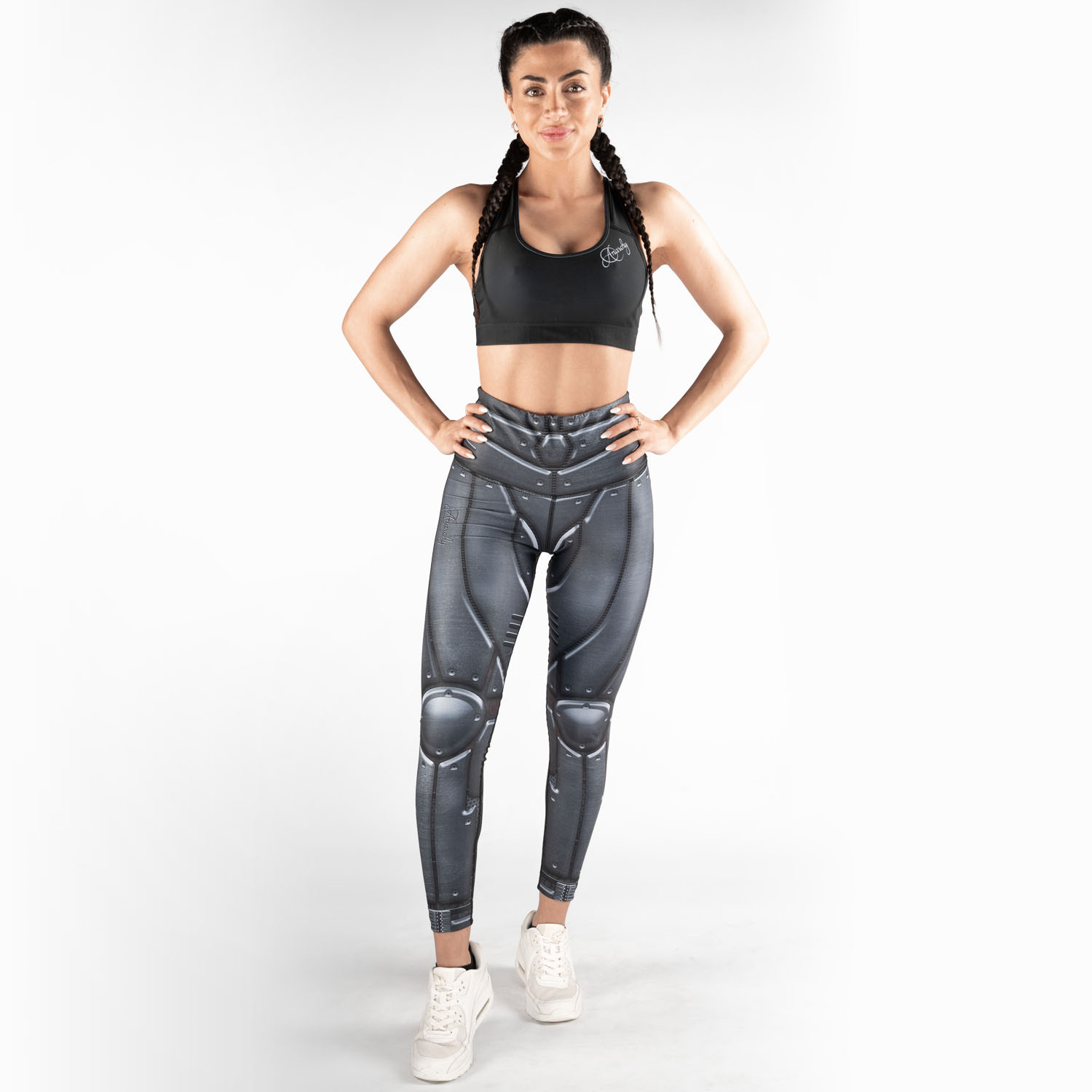 Anarchy Apparel Compression Leggings, Galatea, M