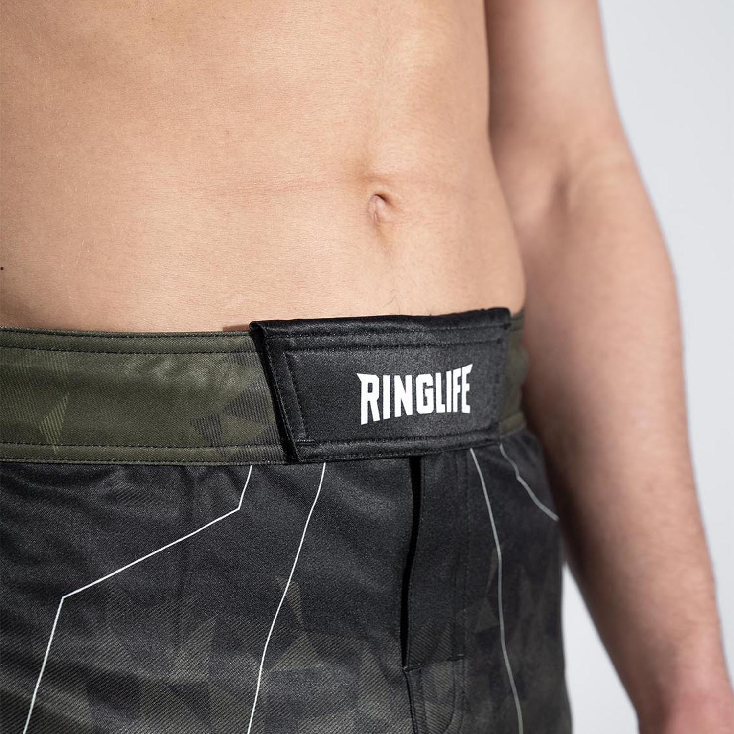 RINGLIFE MMA Shorts - Transition schwarz-grün 3XL