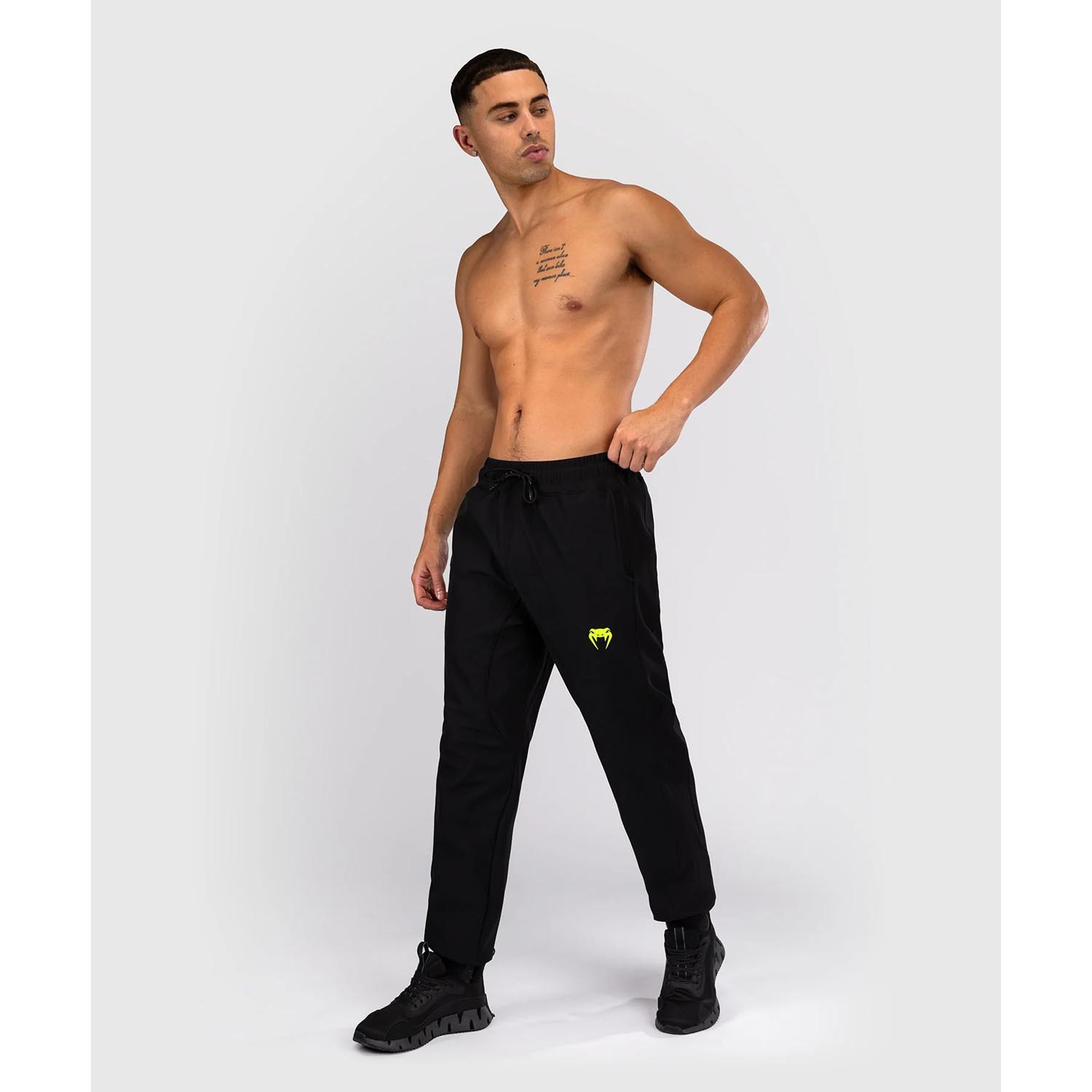 VENUM Jogging Pants, Training Camp 4.0, black-neon green, XXL