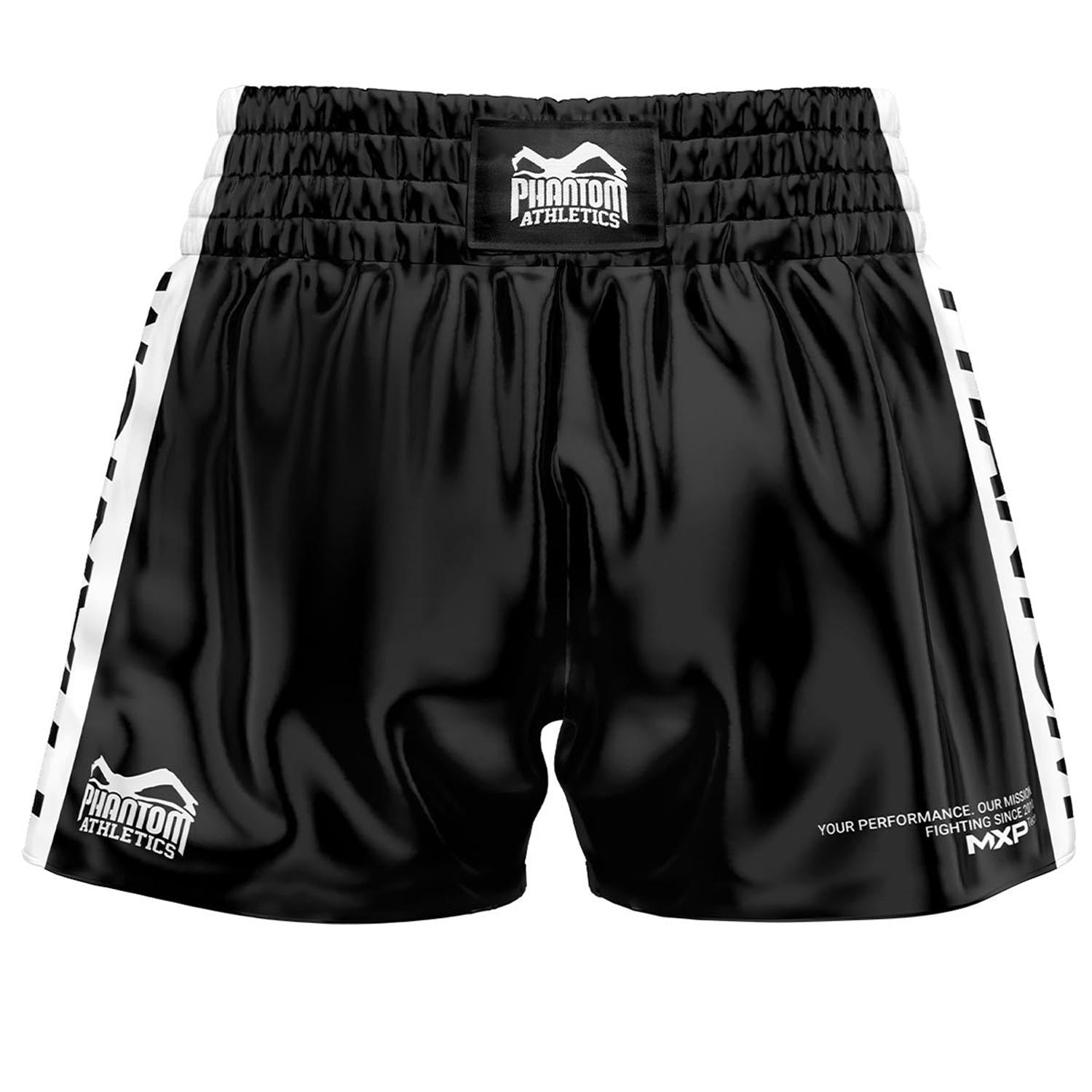 Phantom Athletics Muay Thai Shorts, Apex, schwarz, L