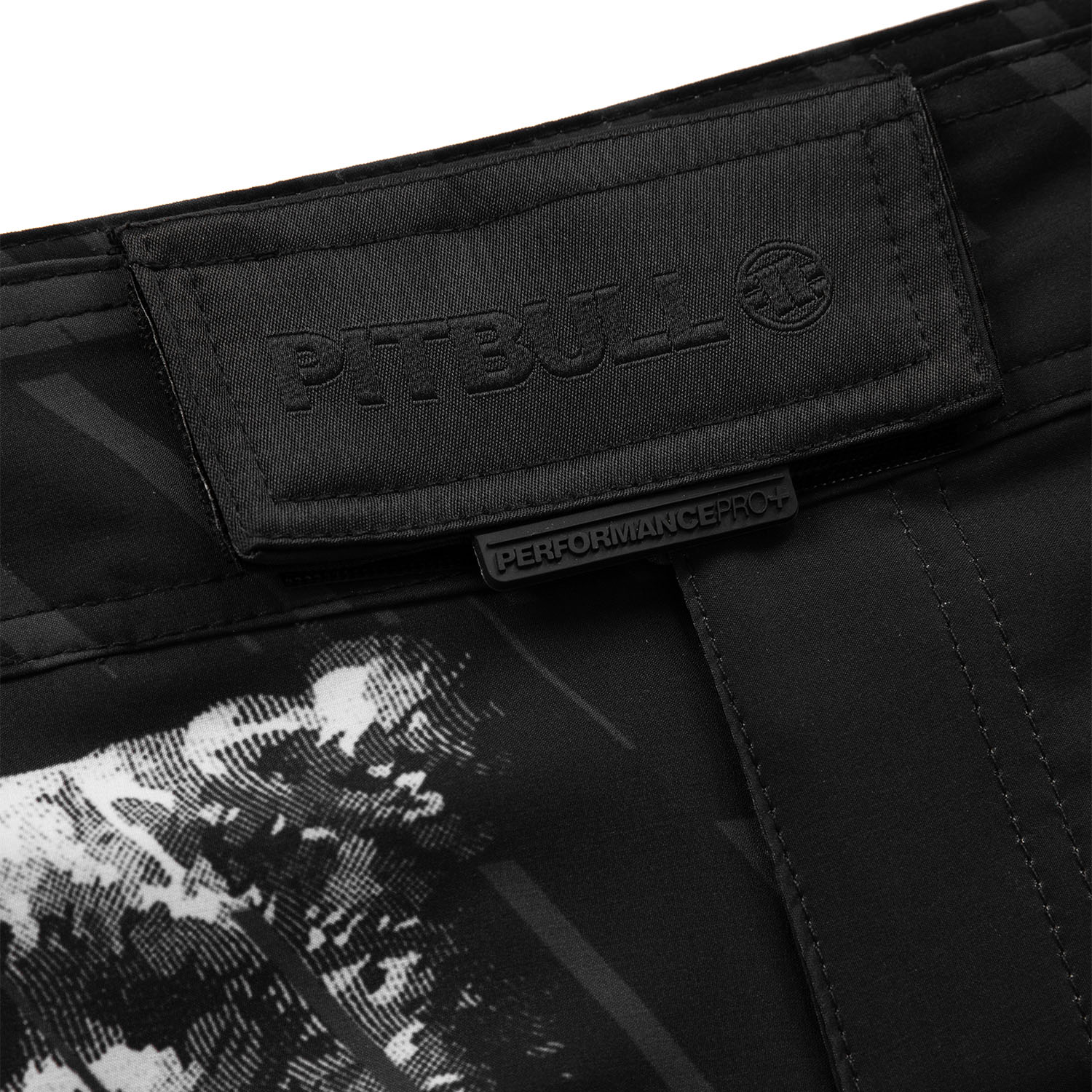Pit Bull West Coast MMA Fight Shorts, Street Dog, schwarz, S