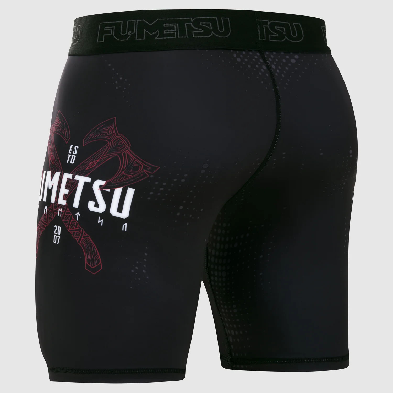 Fumetsu Compression Shorts, Berserker, black-red, XXL