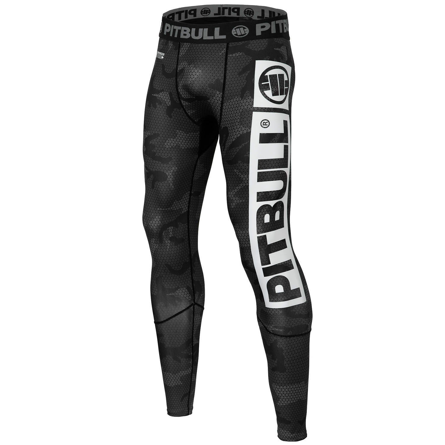 Pit Bull West Coast Compression Pants, Net-camo, Hilltop 2, black-camo, XXXL