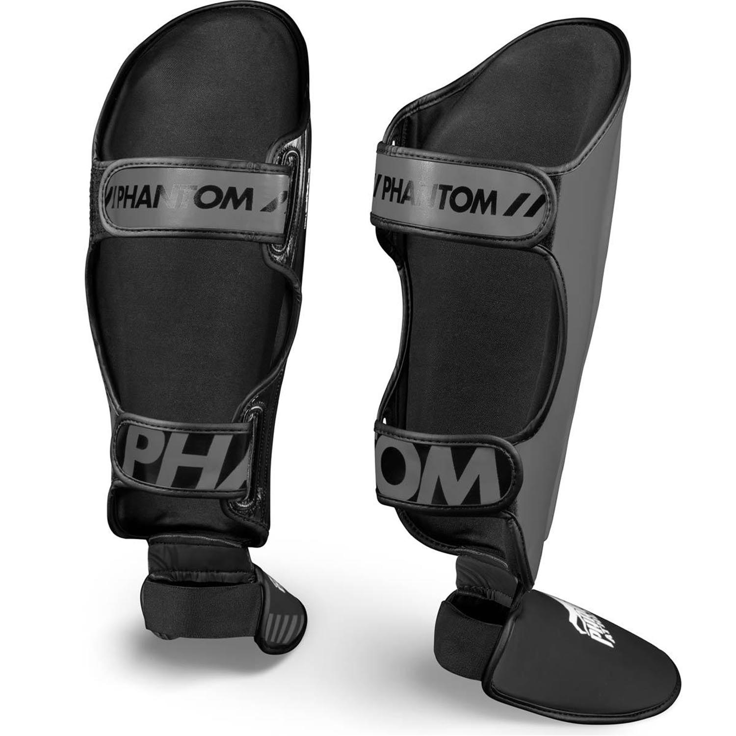 Phantom Athletics Shin Guard, Apex, Striking, grey-black, L/XL