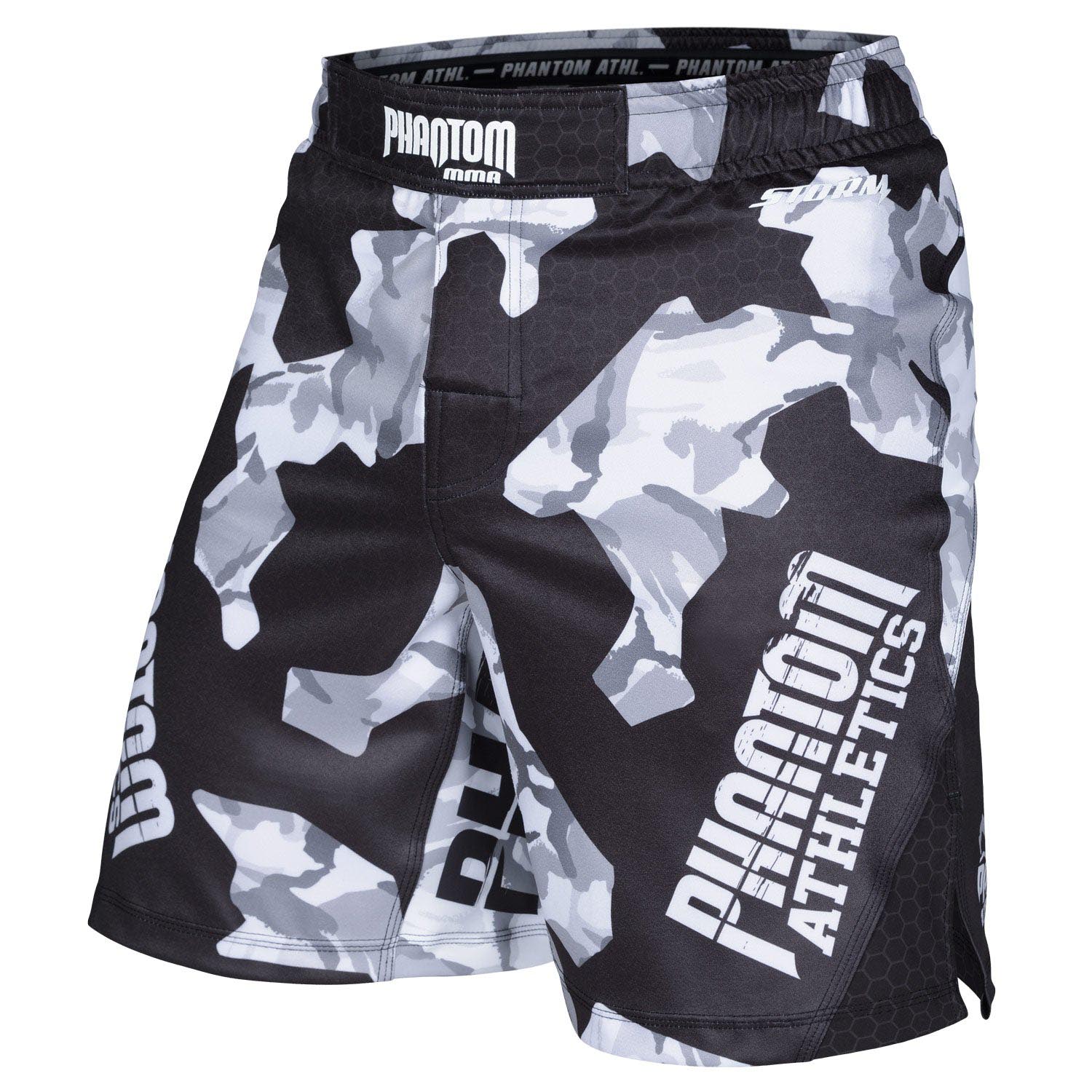 Phantom Athletics MMA Fight Shorts, Storm, winter-camo, XL
