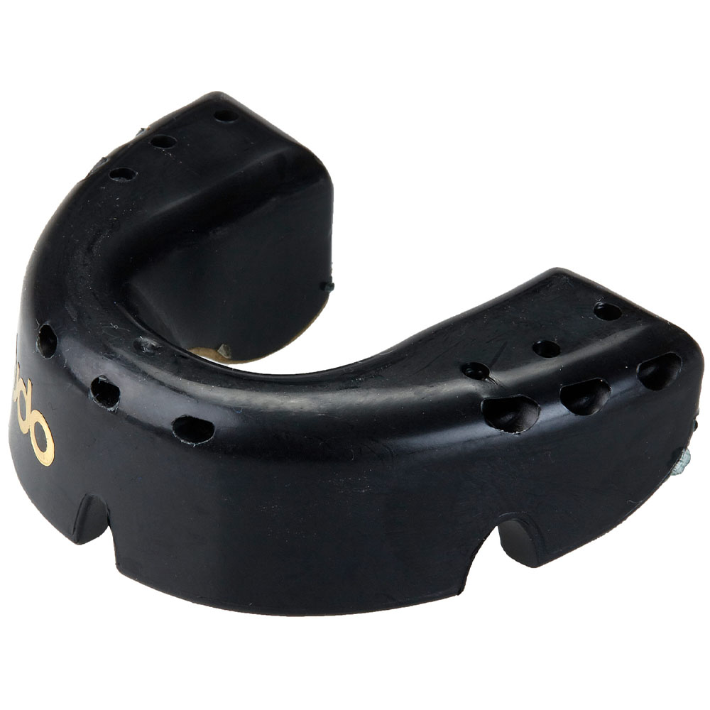 OPRO Mouth Guard, Gold, Braces, black