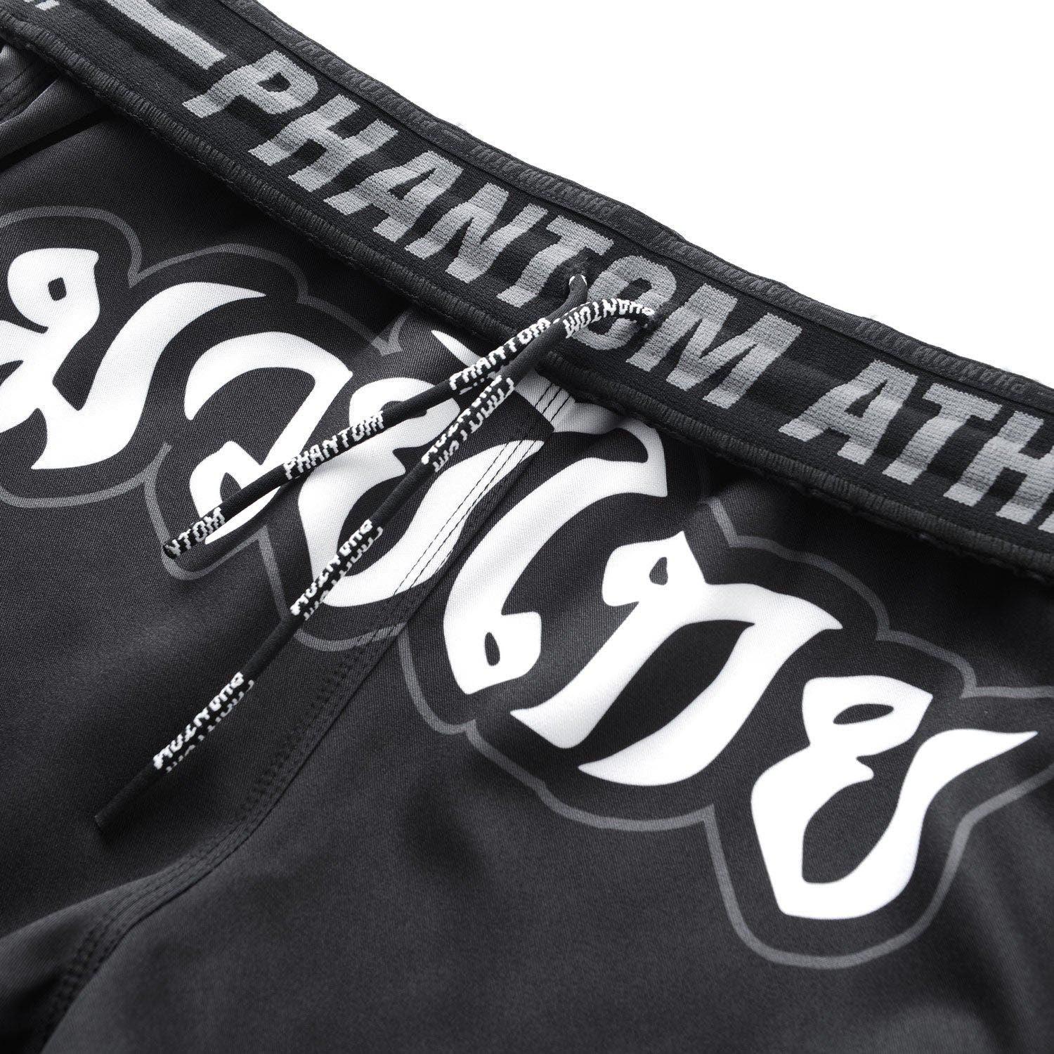 Phantom Athletics Muay Thai Shorts, Revolution, schwarz, XXL