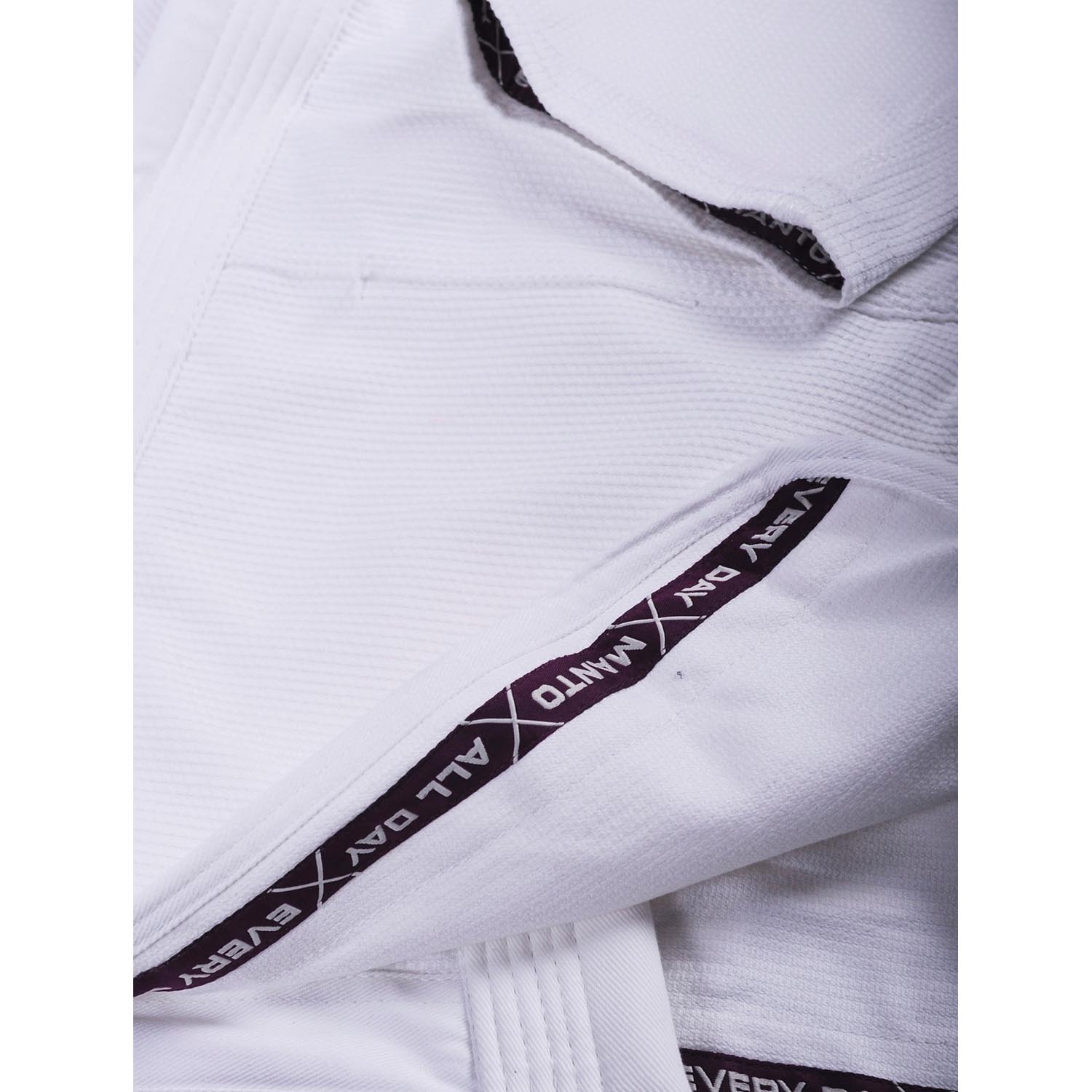 MANTO BJJ GI, X5 white-wine red, A4