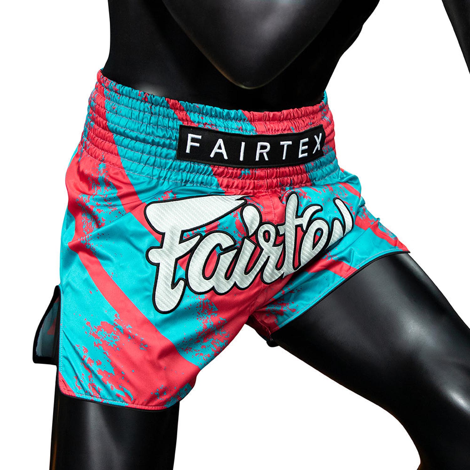 Fairtex Muay Thai Shorts, BS1929, Street King, red-blue, M