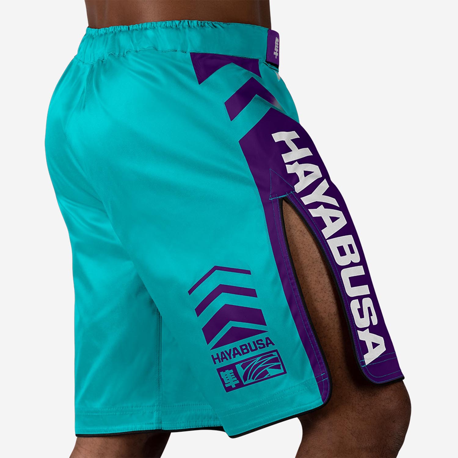Hayabusa MMA Fight Shorts, Icon, türkis-lila, XXL