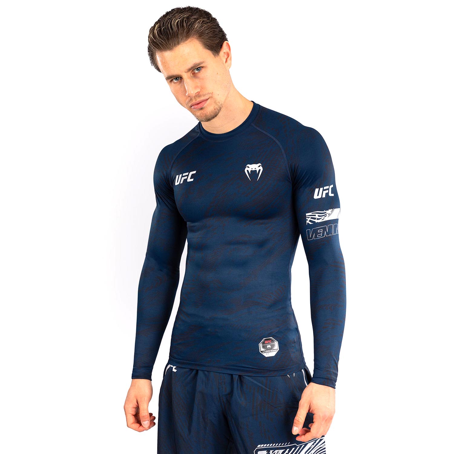 VENUM Rashguard L/S, UFC Fusion Fight Week, dark blue, S