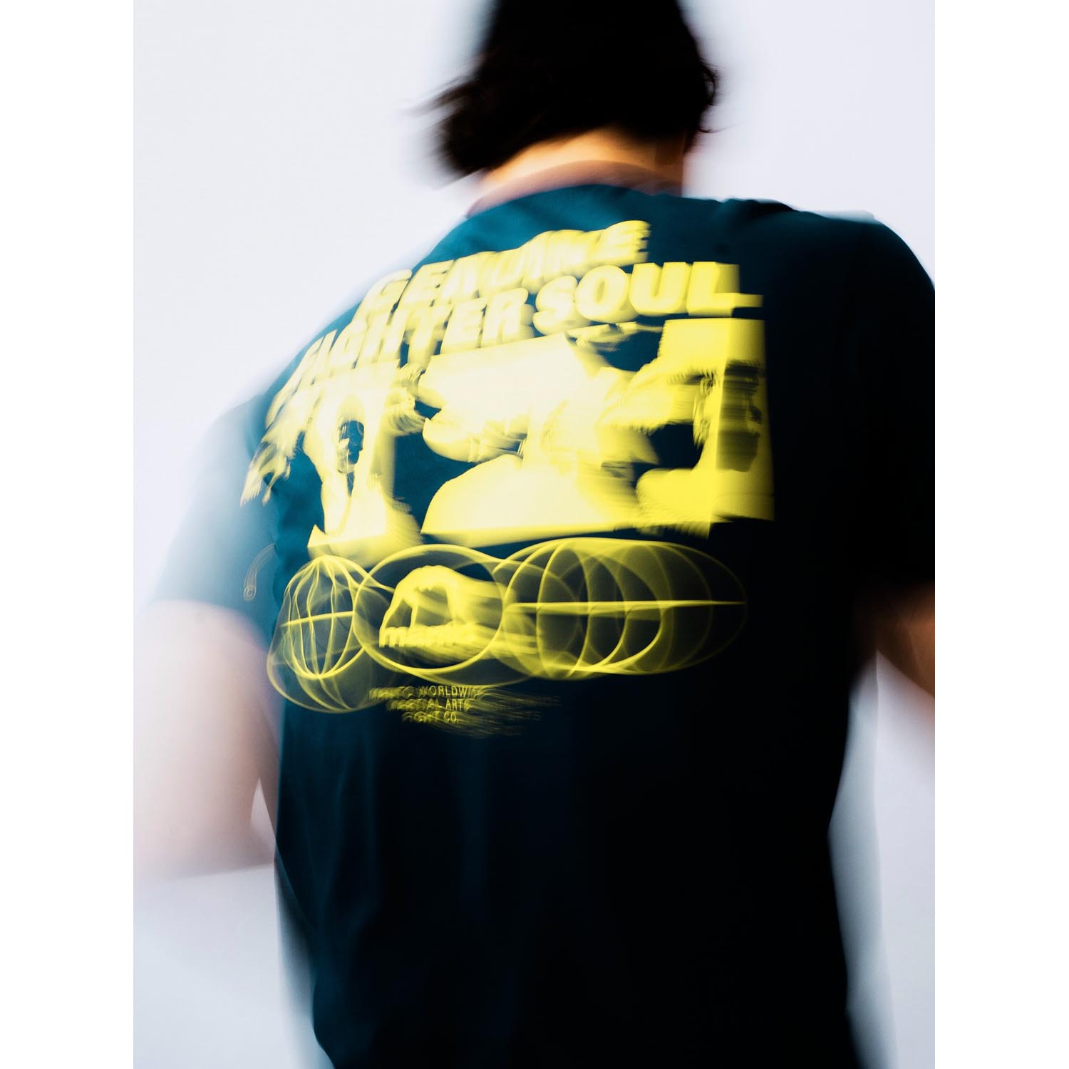 MANTO T-Shirt, Fighter, Soul, navy-yellow, XXL
