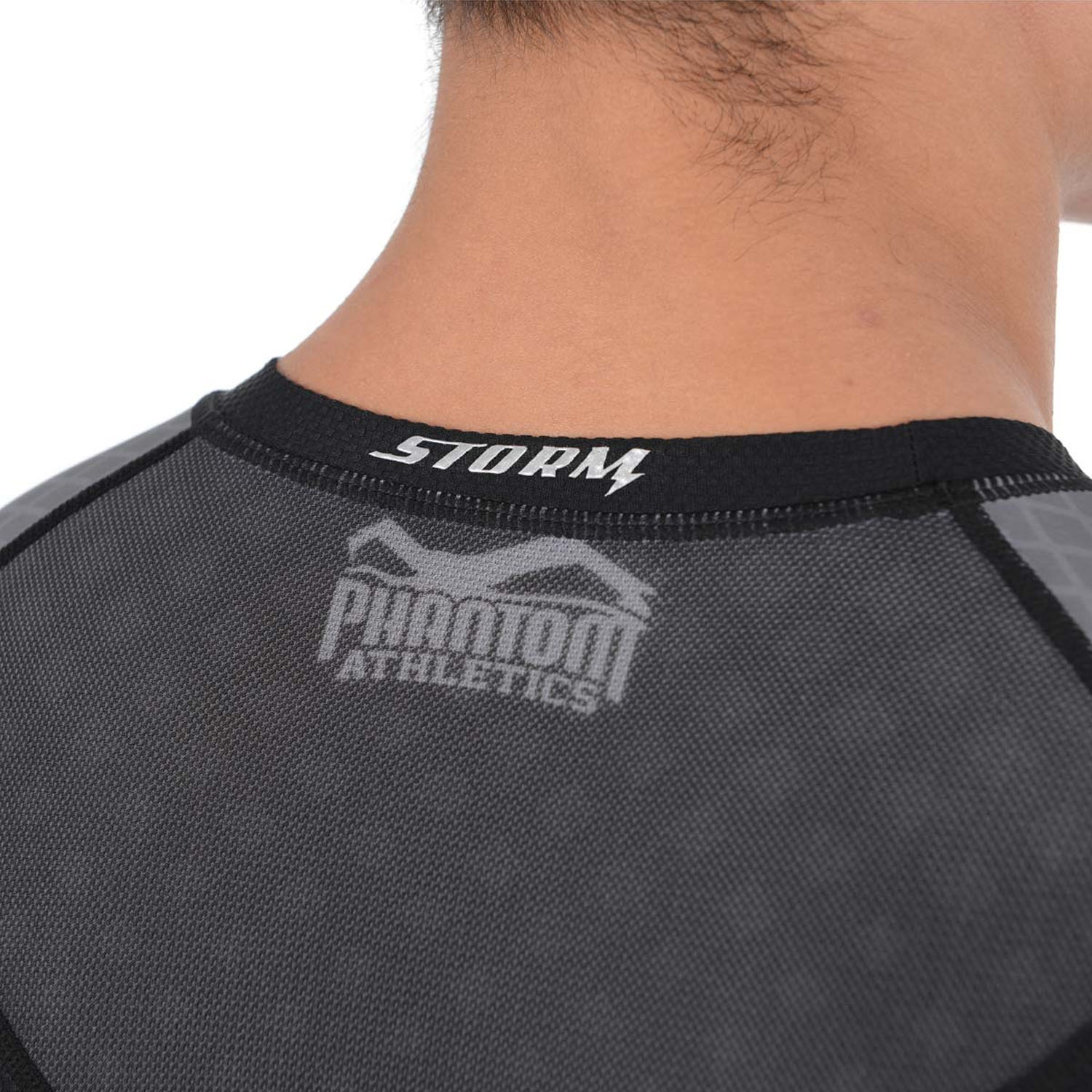 Phantom Athletics Rashguard, S/S, Storm Nitro, schwarz-grau, L