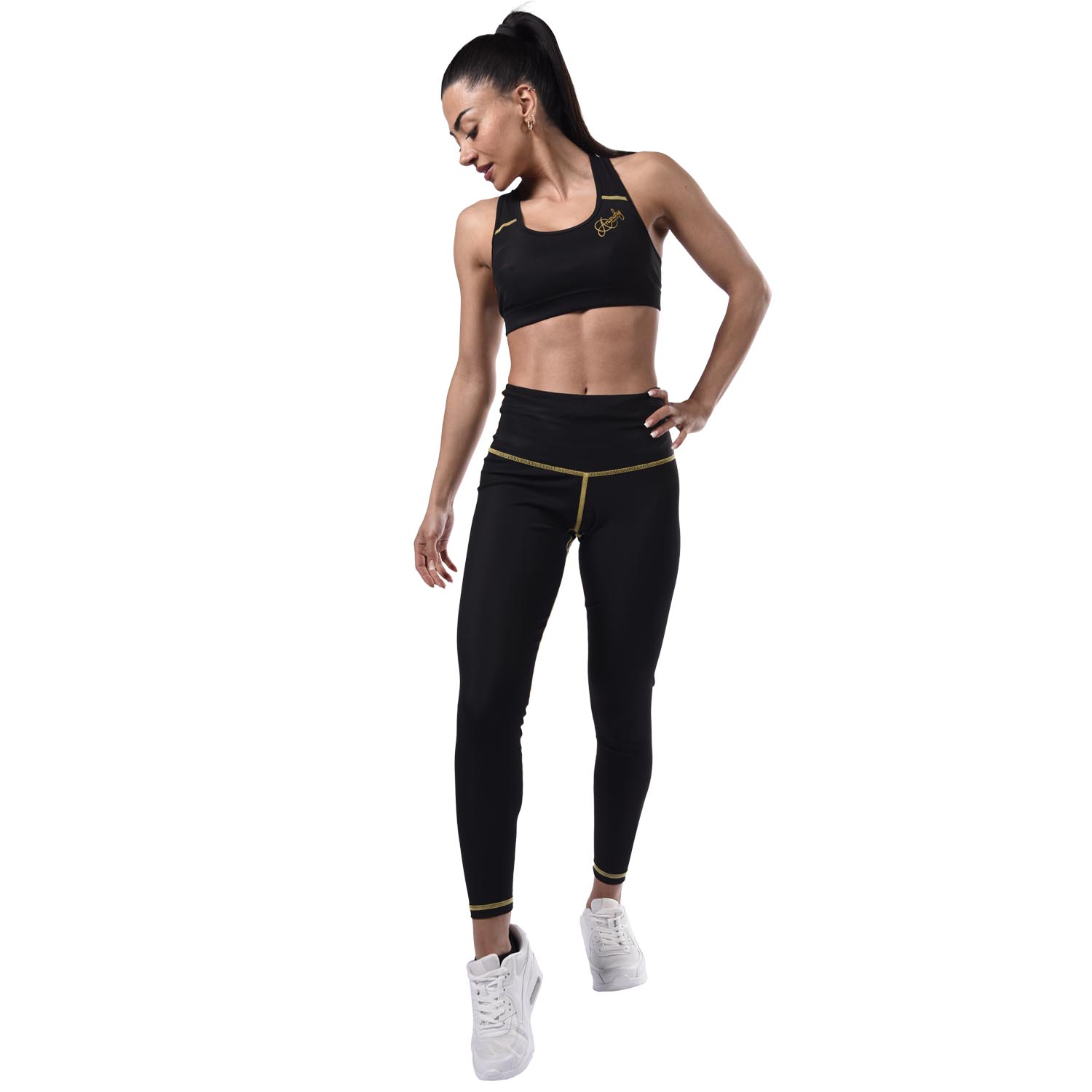 Anarchy Apparel Sports Bra, Kevlar, schwarz, XS