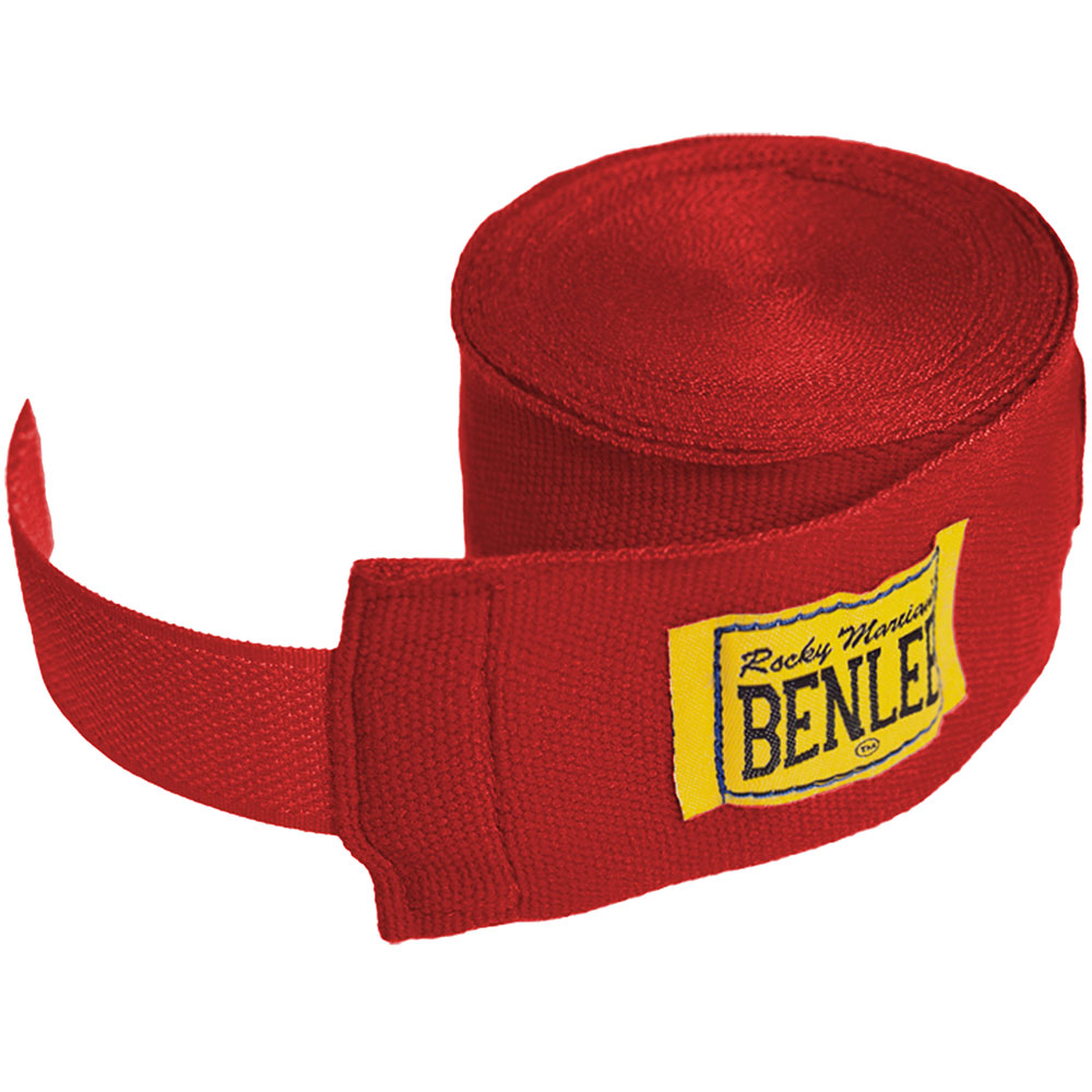 BENLEE Handwraps, red, elastic, 3 m