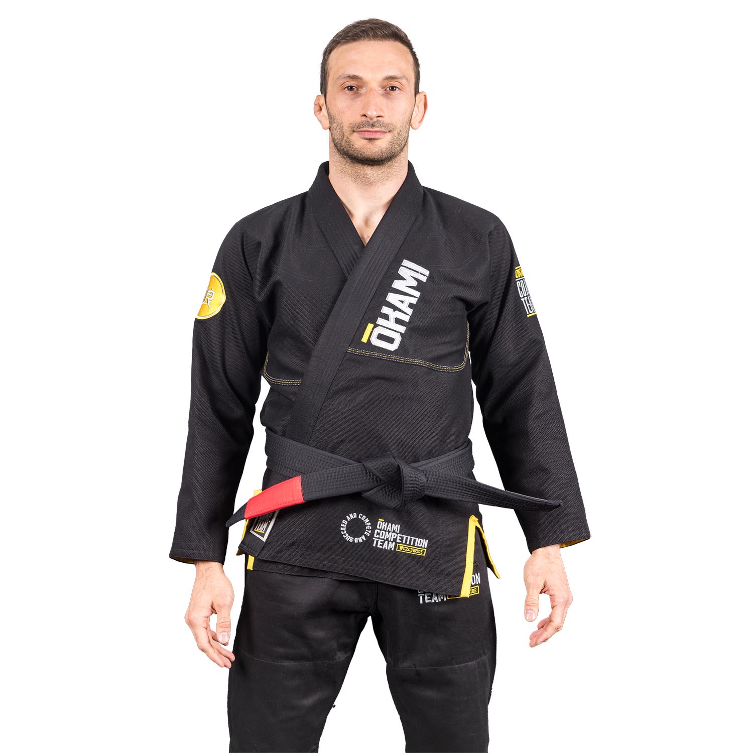 OKAMI BJJ GI, Competition Team V2, black, A3L