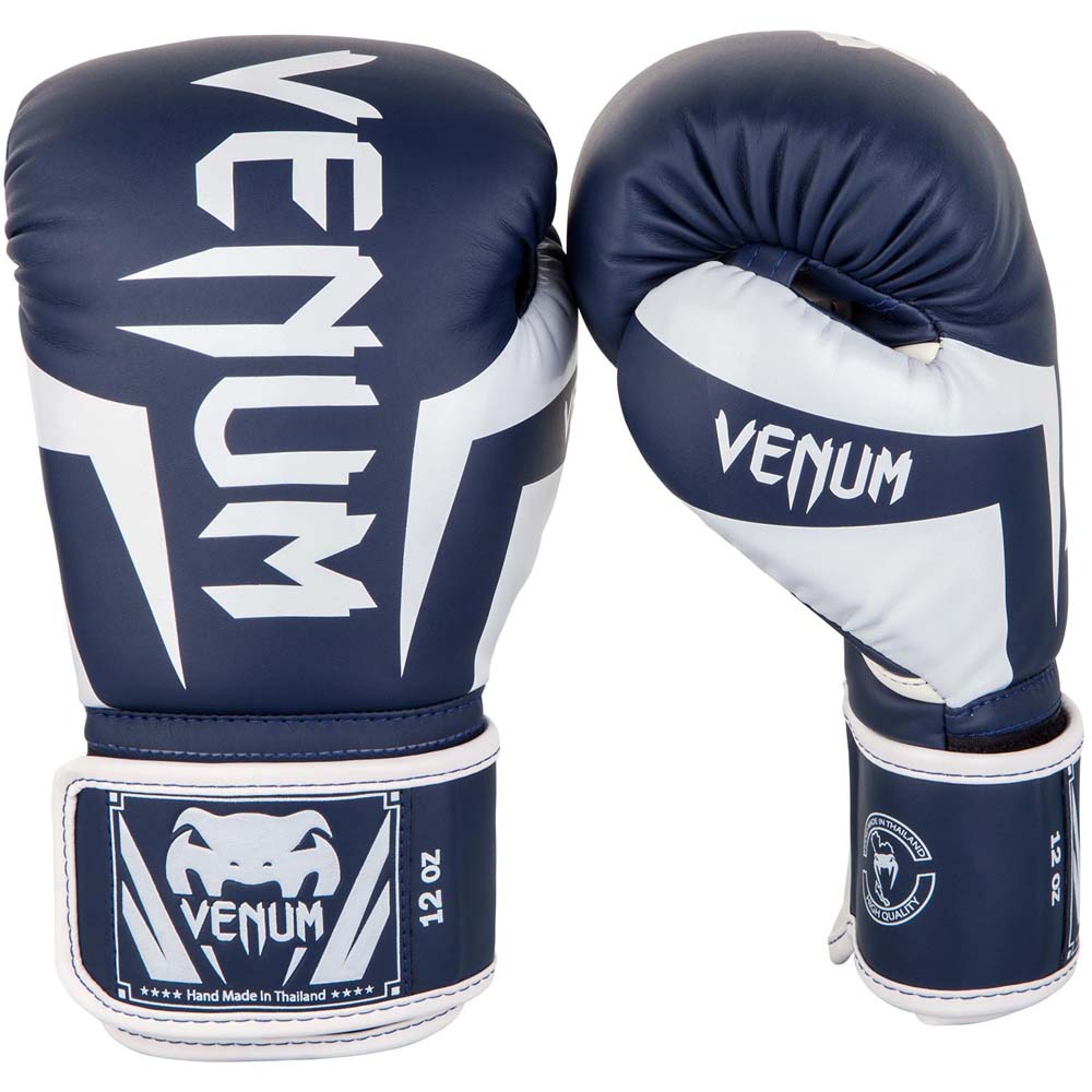 VENUM Boxhandschuhe, Elite, navy-weiß, 10 Oz
