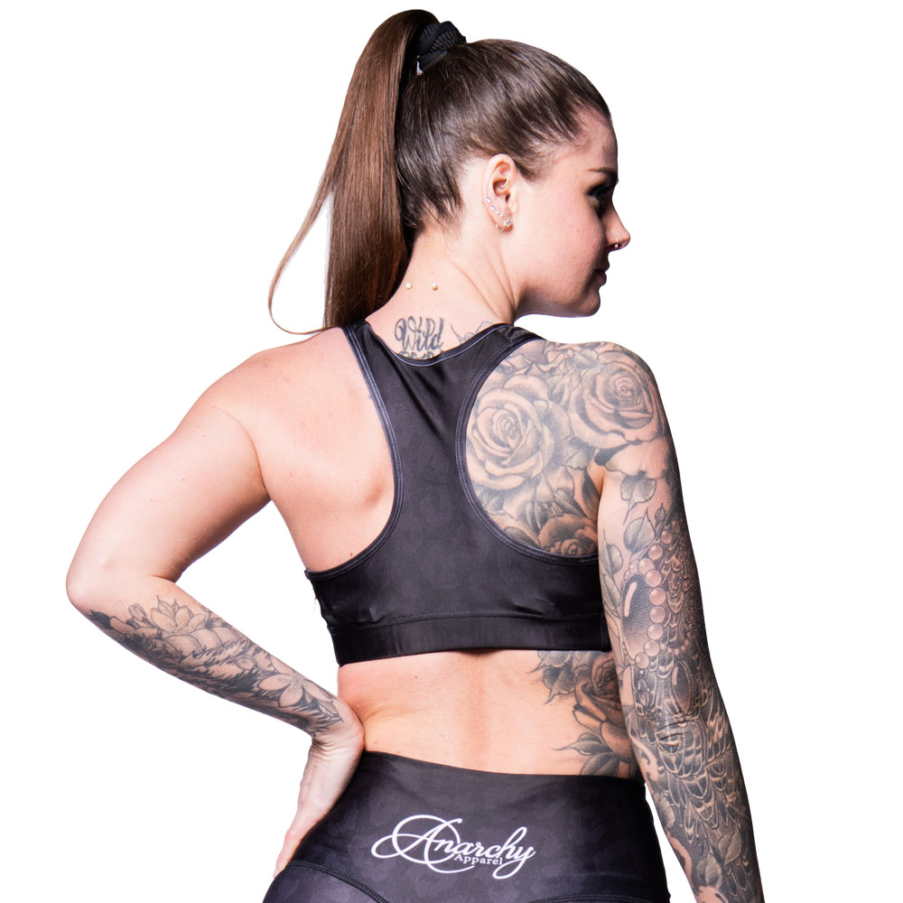 Anarchy Apparel Sports Bra, black Panther, XS