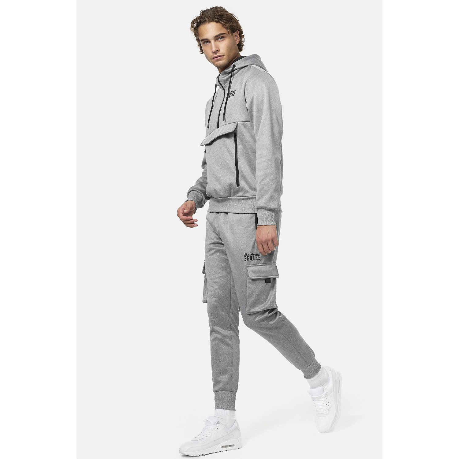 BENLEE Jogginganzug, Moorpark, grau, XXL