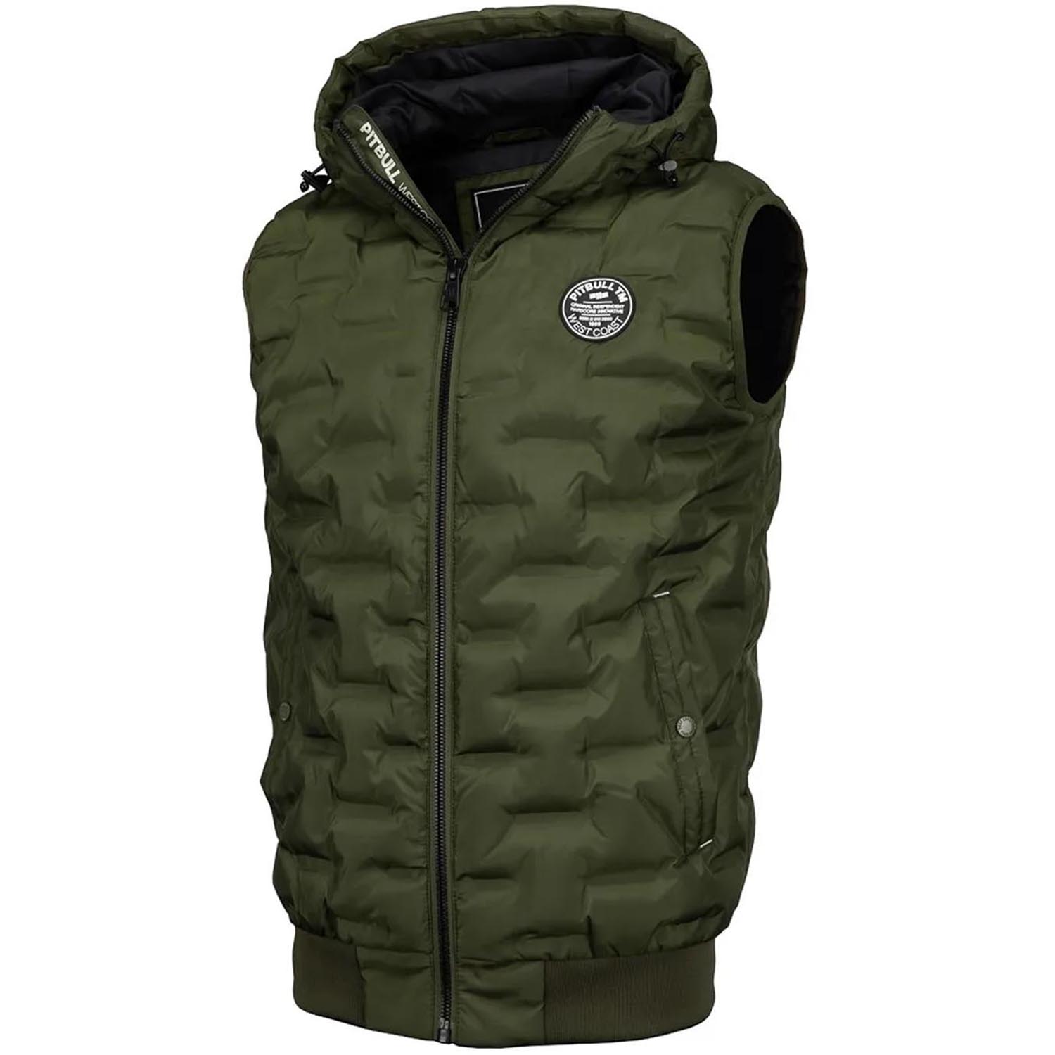 Pit Bull West Coast Vest, Carver, olive, XXL