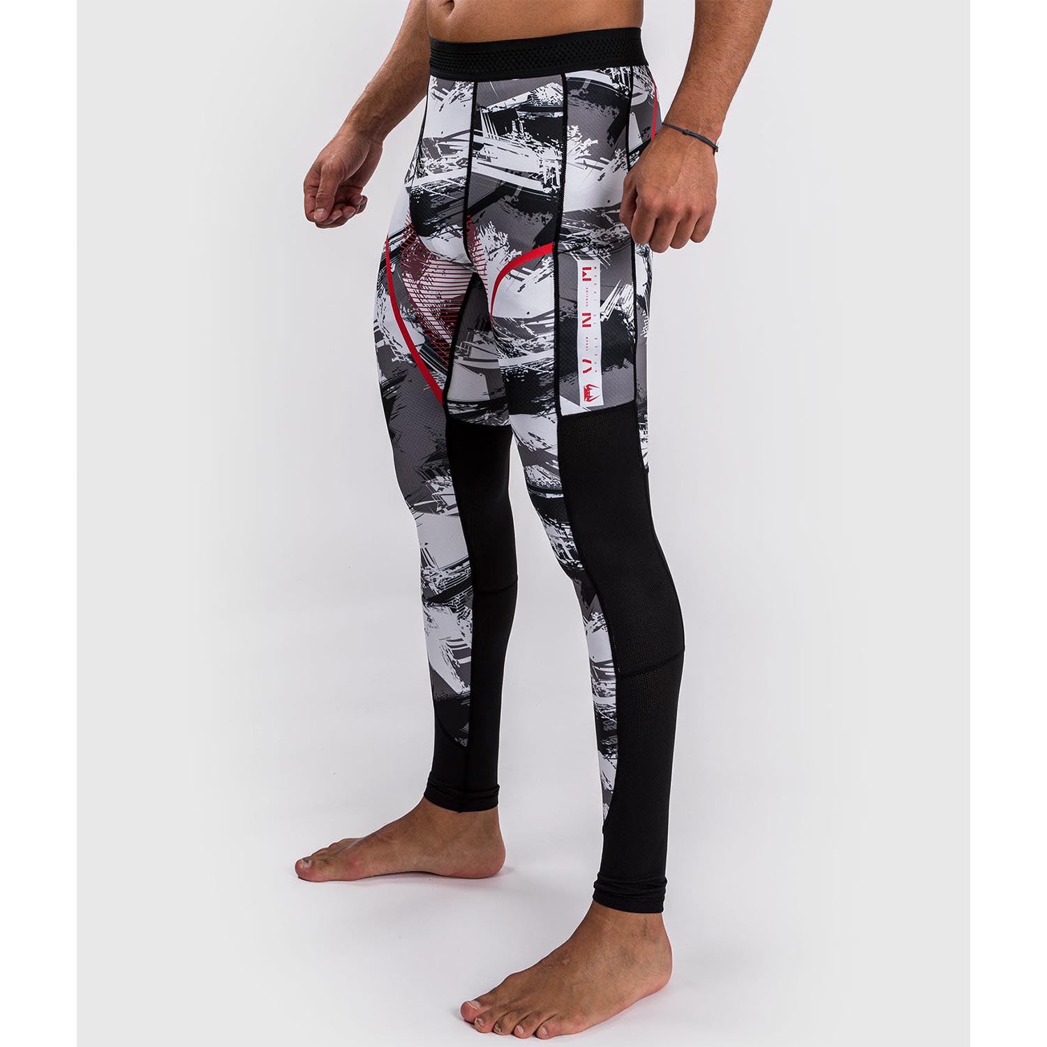 VENUM Compression Pants, Electron 3.0, grau-rot, XL